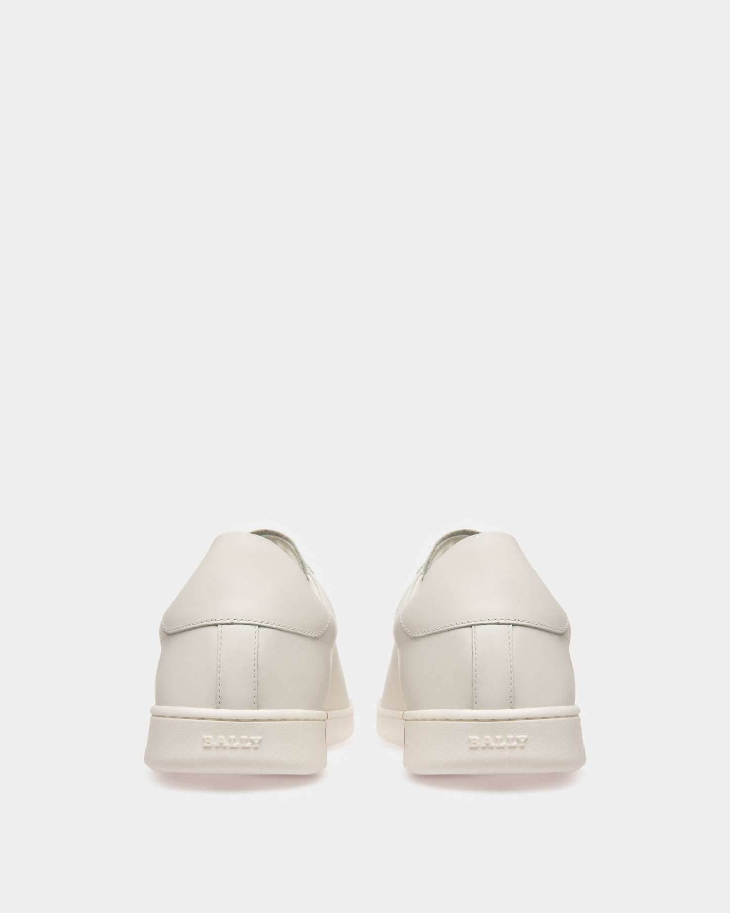 Asher Leather Sneakers In White