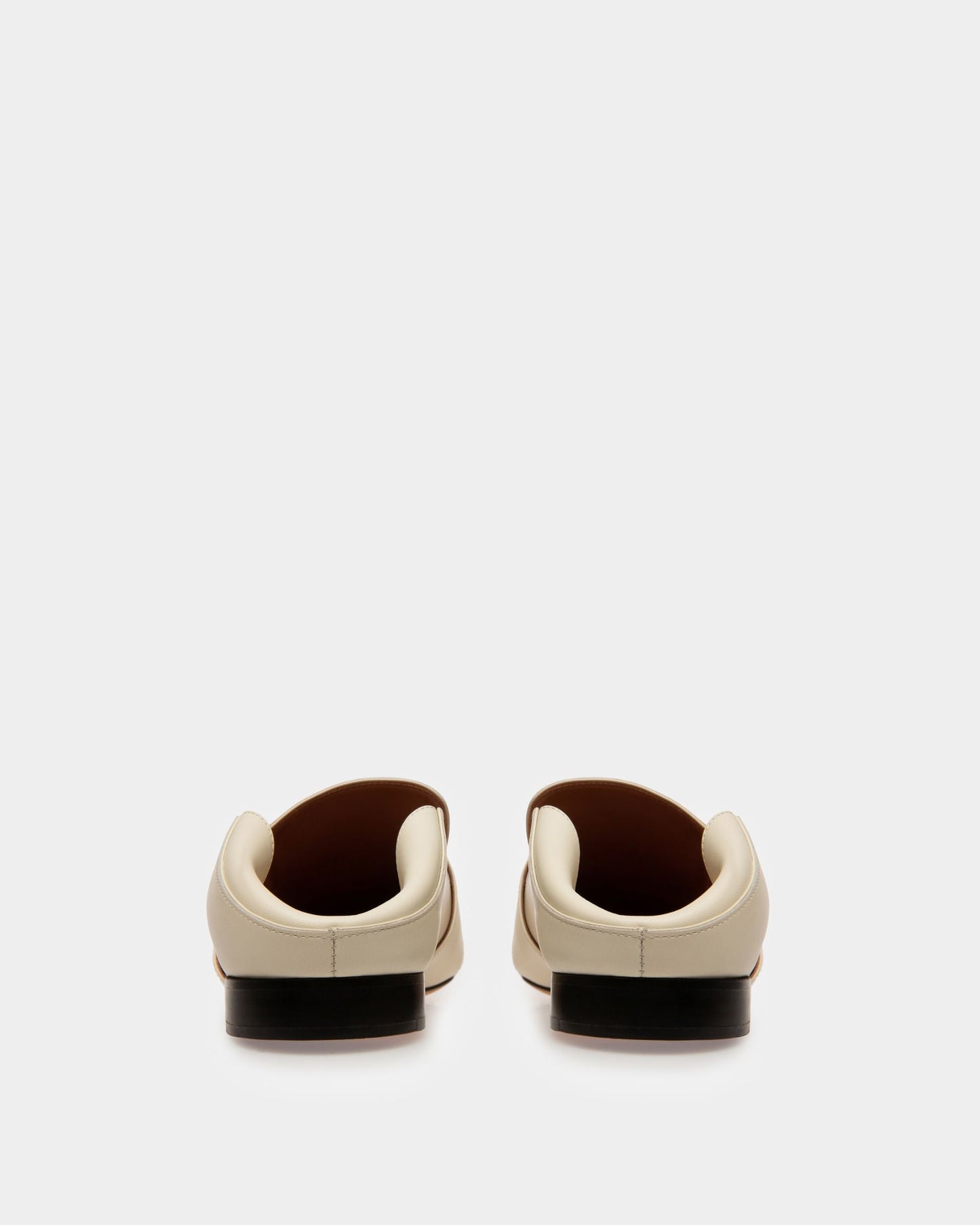 Janelle Women's Calf Leather Slipper In Bone