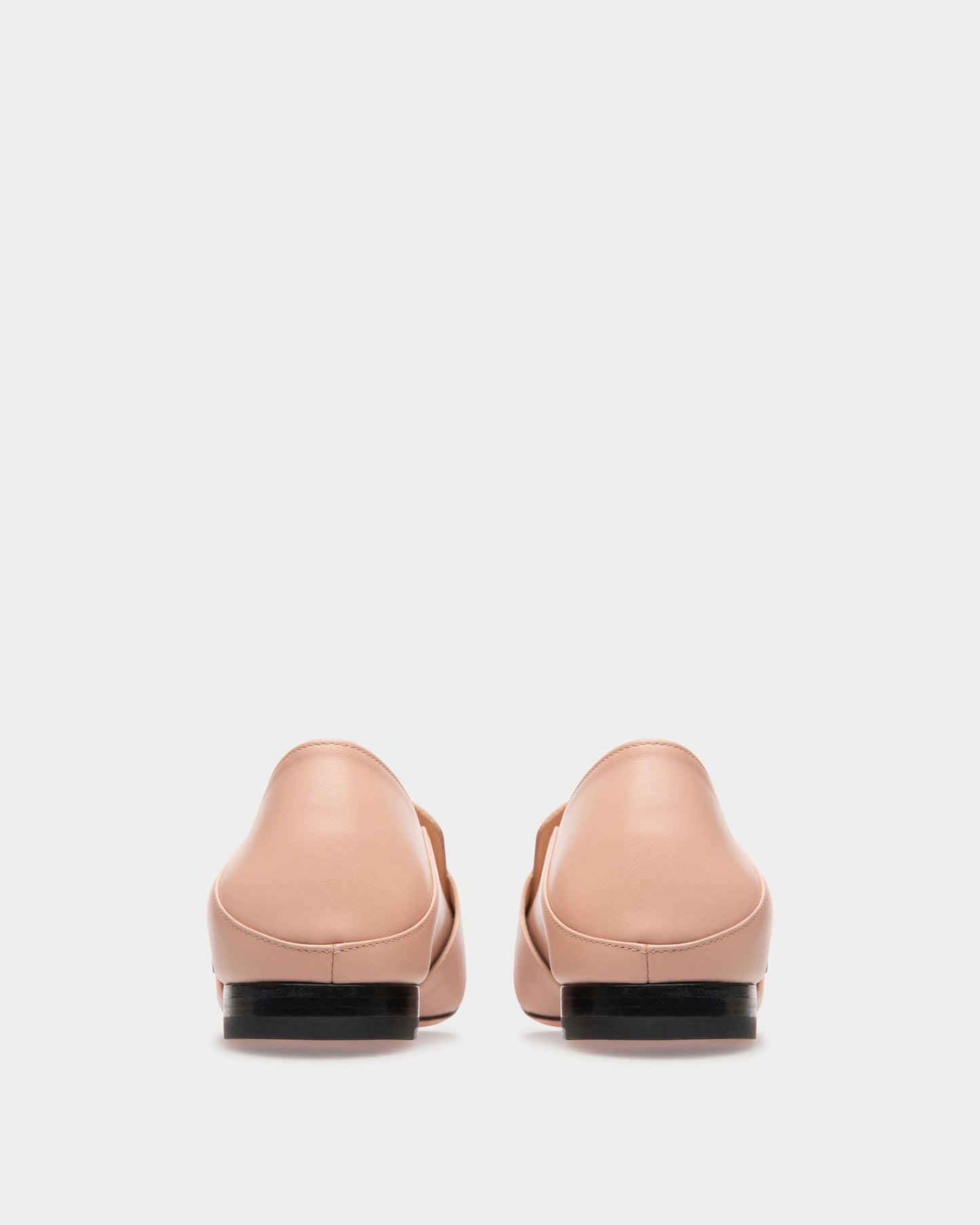 Janelle Leather Loafers In Pink
