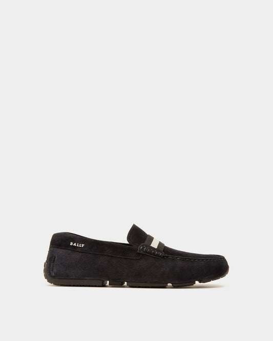 Pearce Leather Drivers In Navy