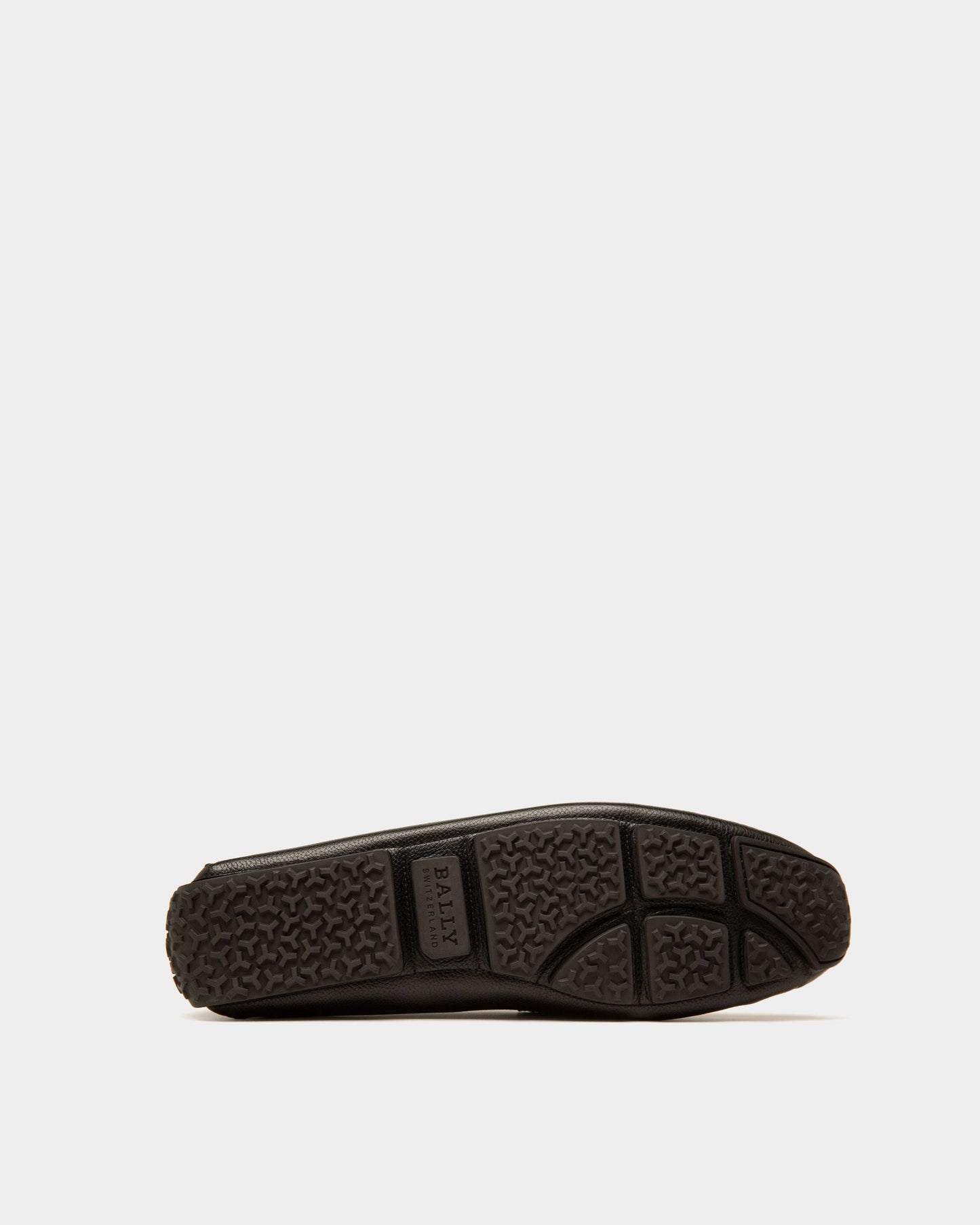 Pilot Drivers In Black Leather And Fabric