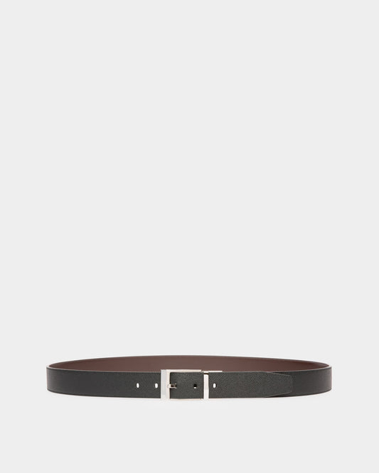 Shiff Leather 35mm Belt In Black