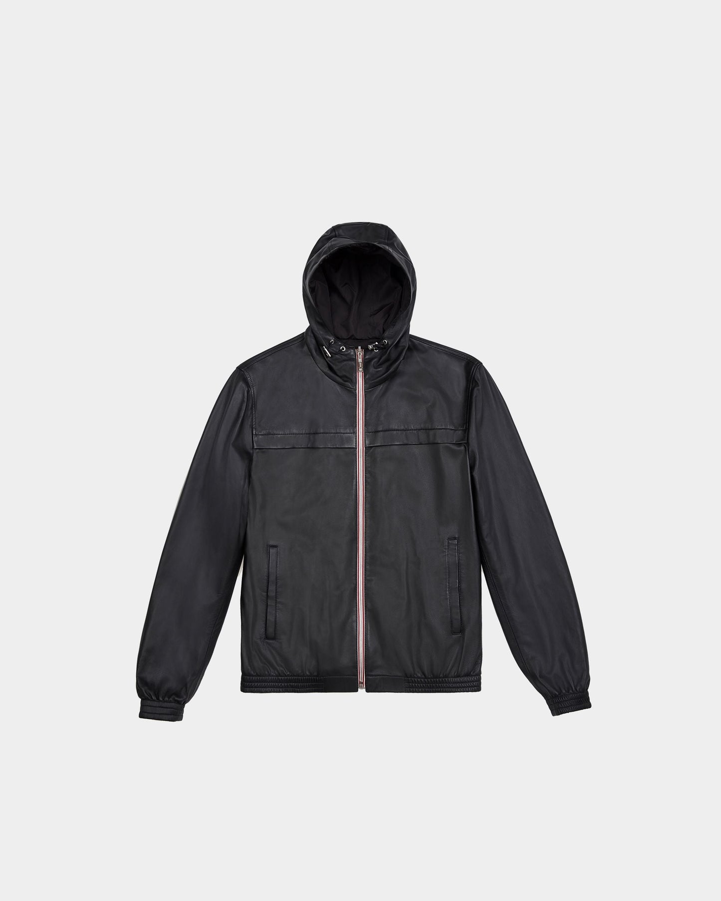 Bomber Blouson in Black Leather