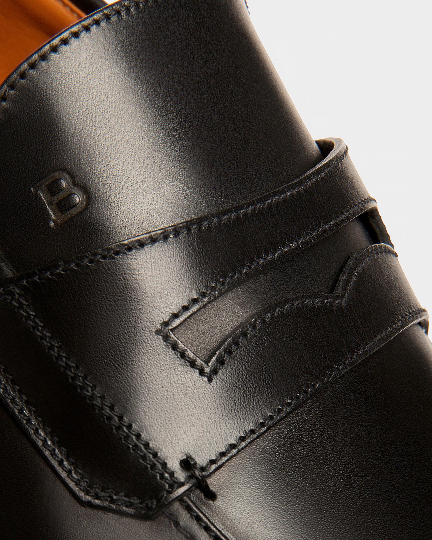 Webb Men's Calf Leather Penny Loafer In Black