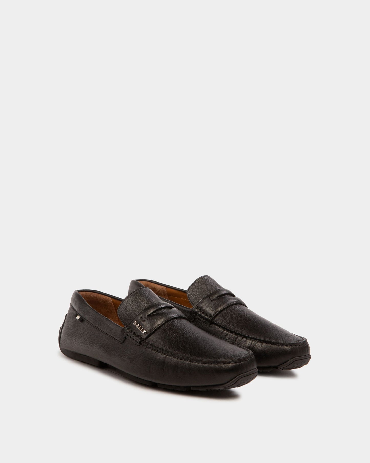 Pavel Leather Drivers In Black
