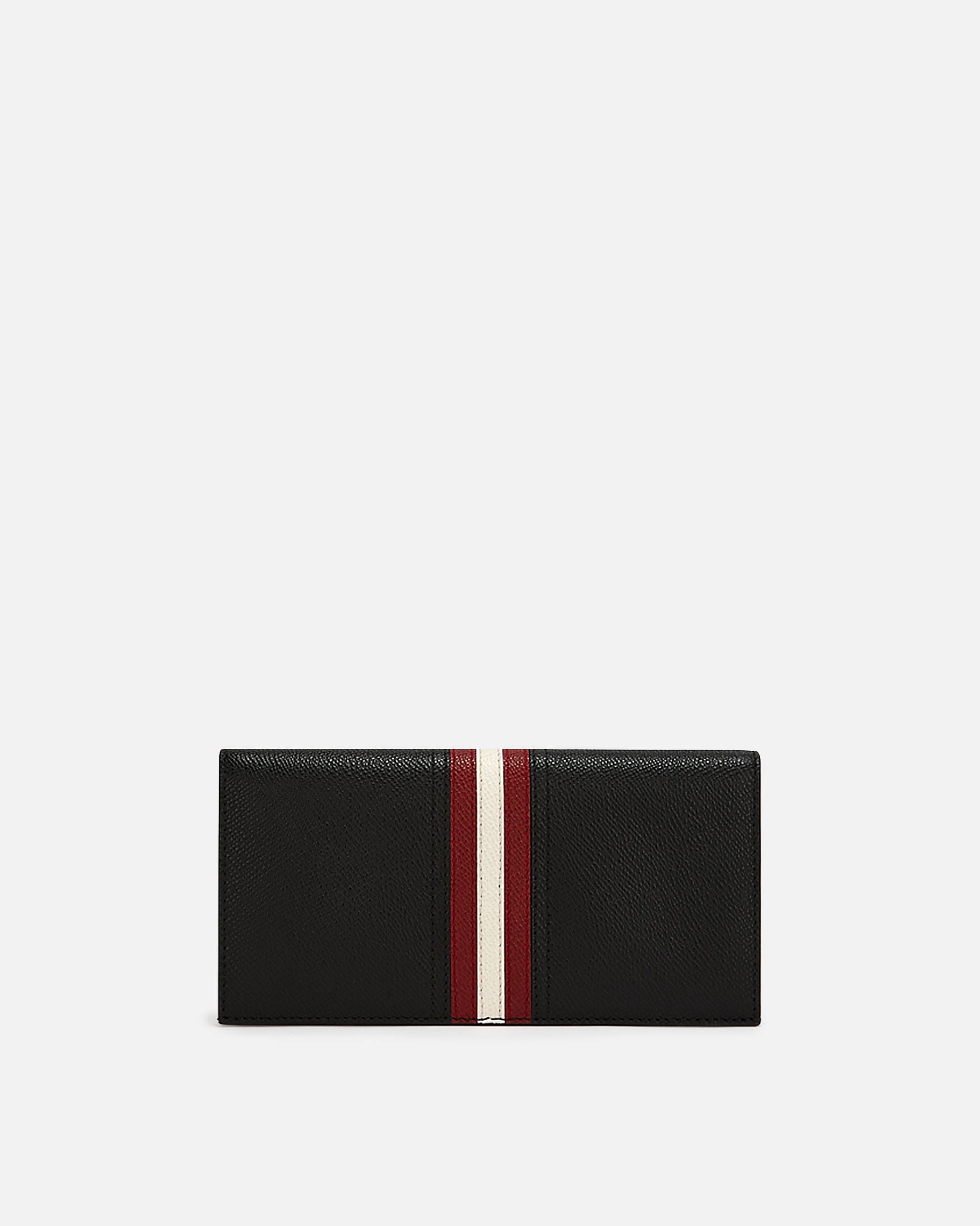 Taliro | Men's Continental Wallet | Black Leather | Bally | Still Life Back