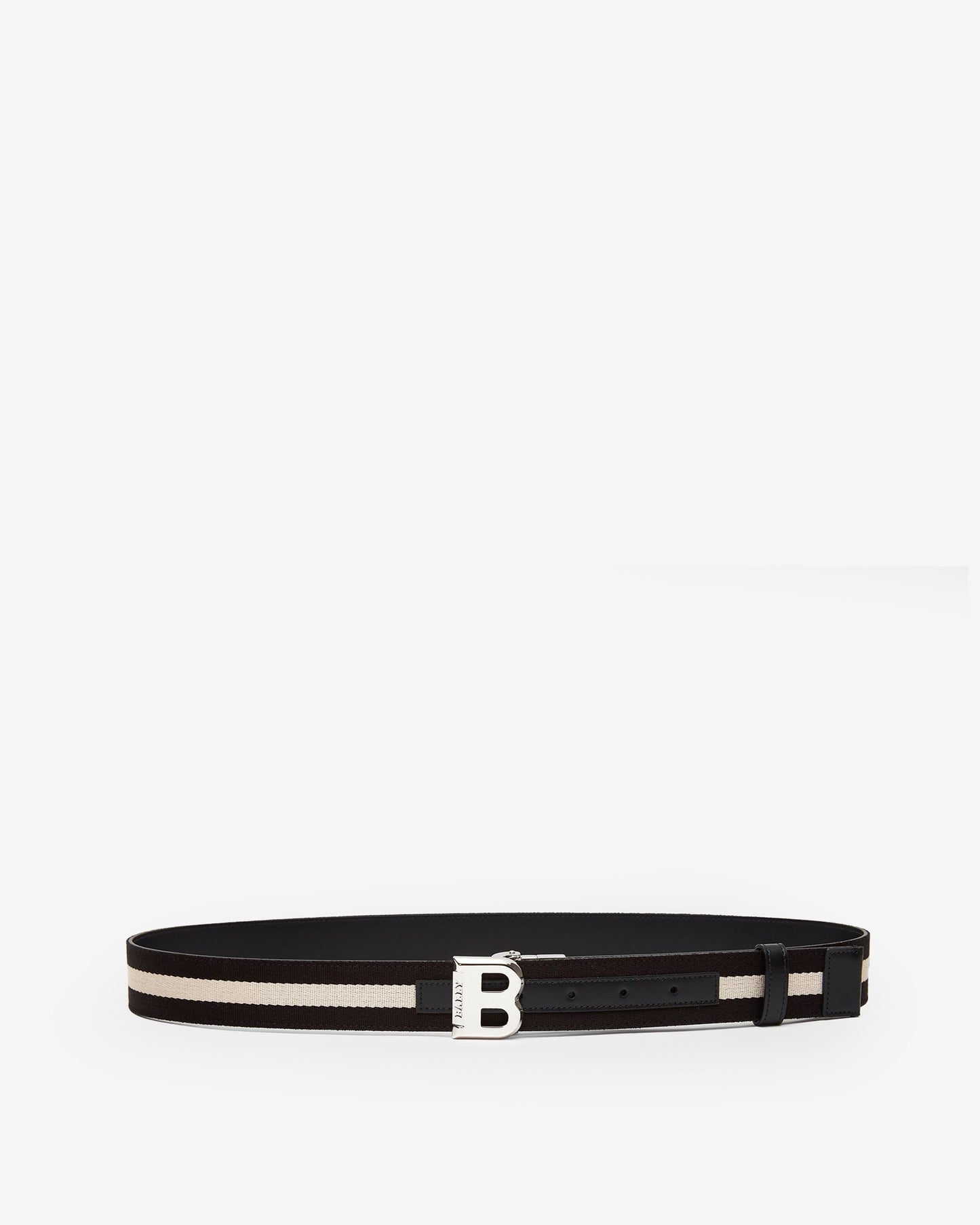 Reversible And Adjustable Belt in Black Leather