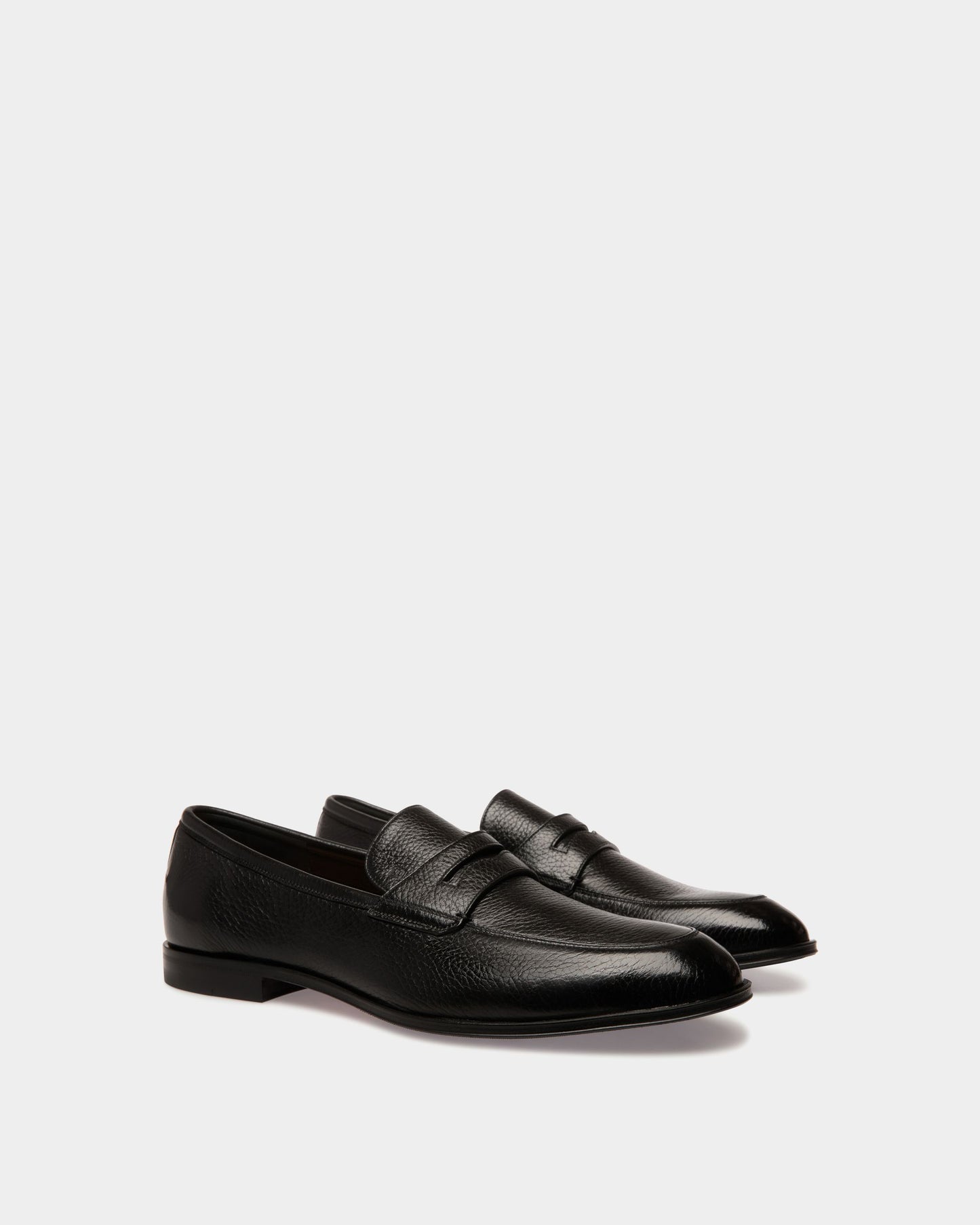 Webb Leather Loafers In Black