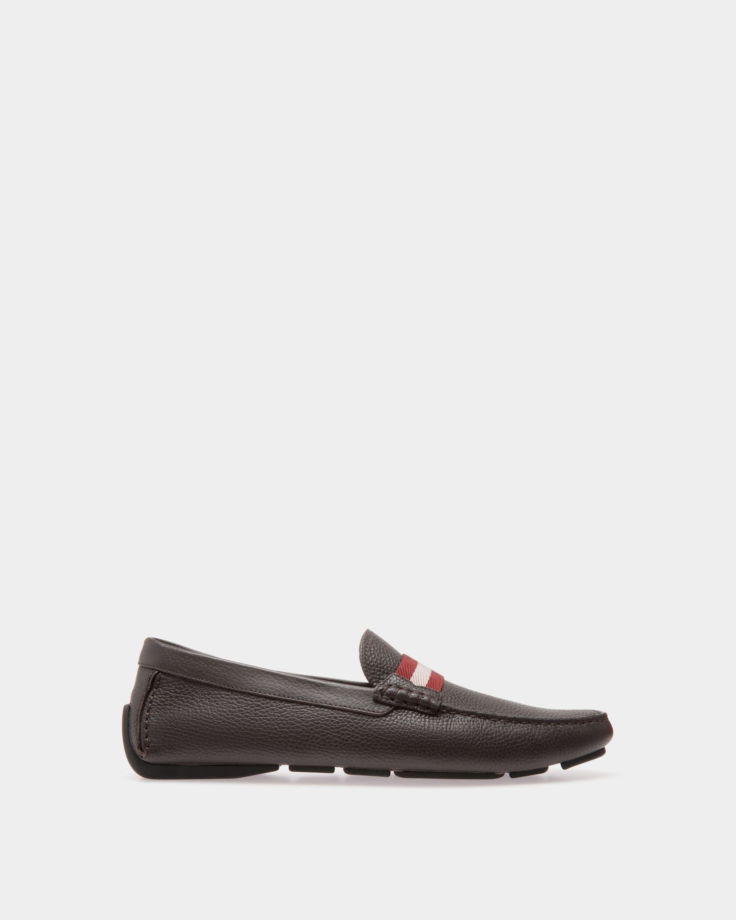 Driver In Grey Grained Leather