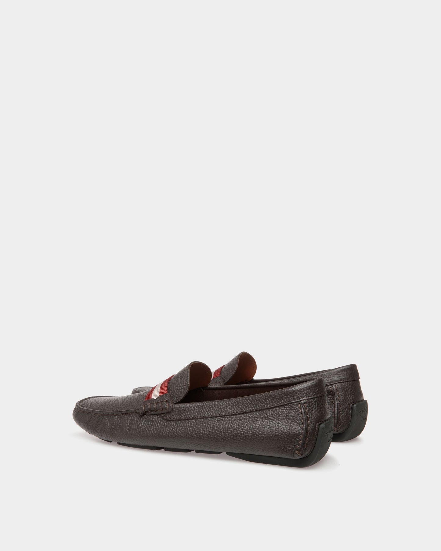 Driver In Grey Grained Leather