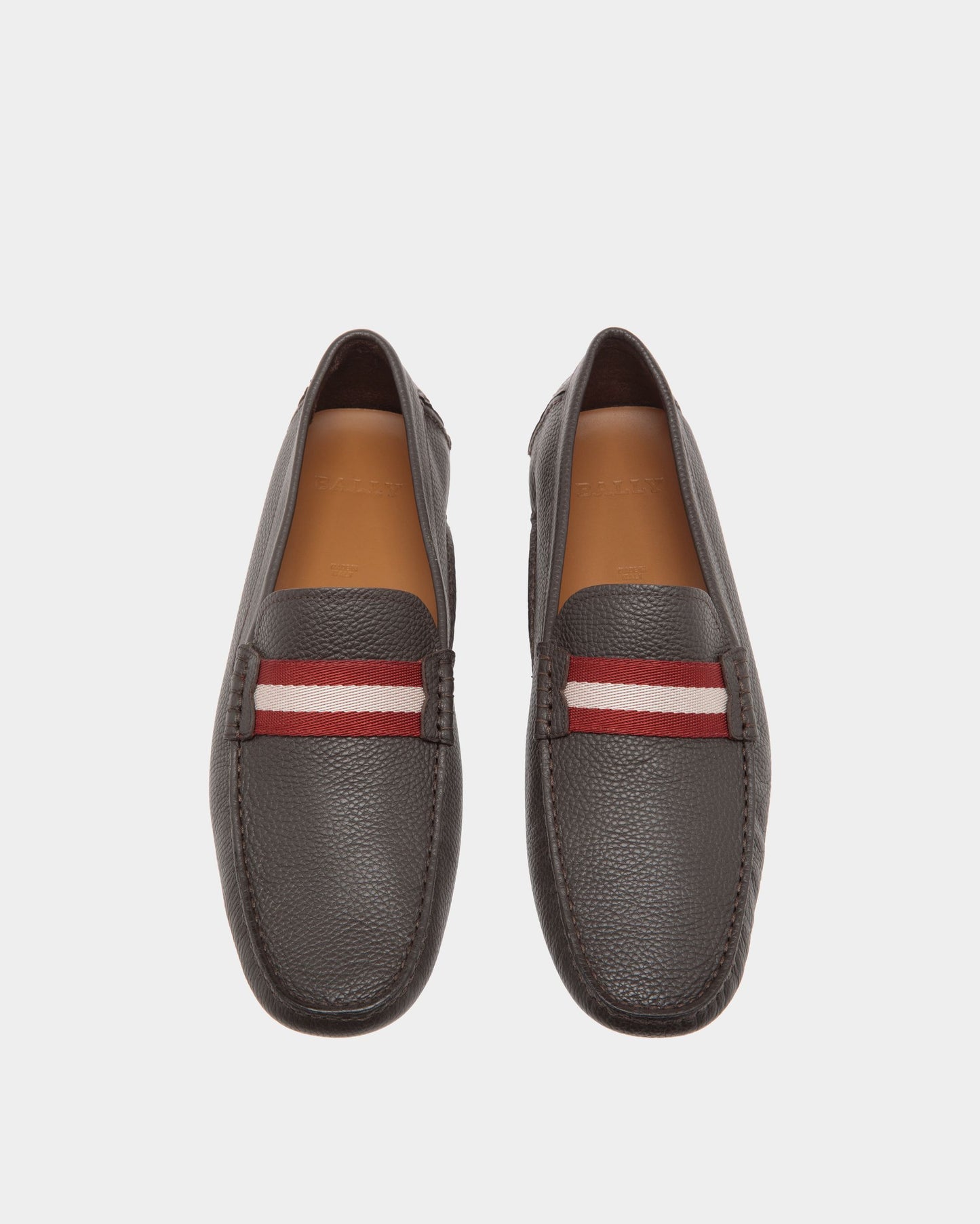 Driver In Grey Grained Leather