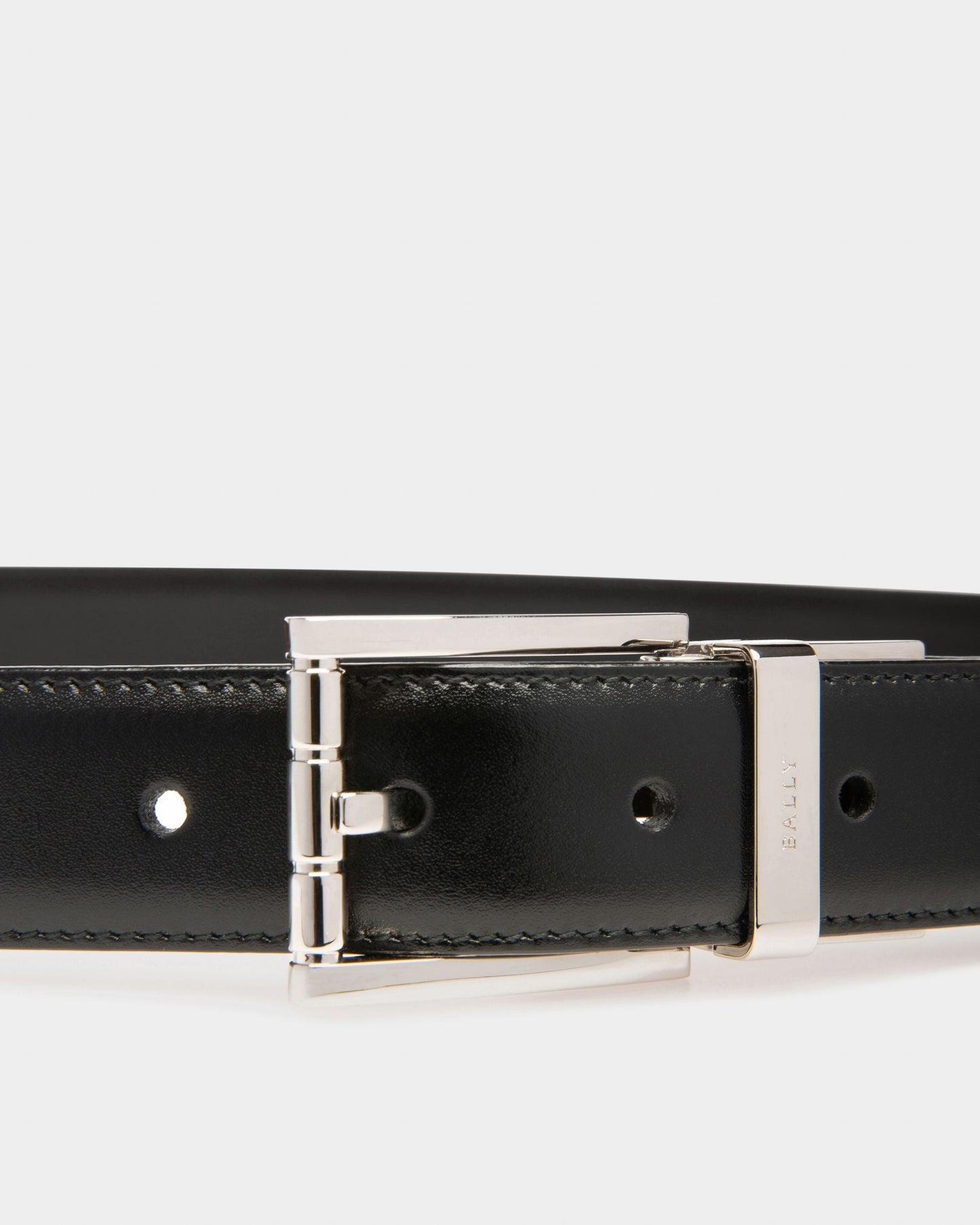 Astor Leather 30mm Belt In Black