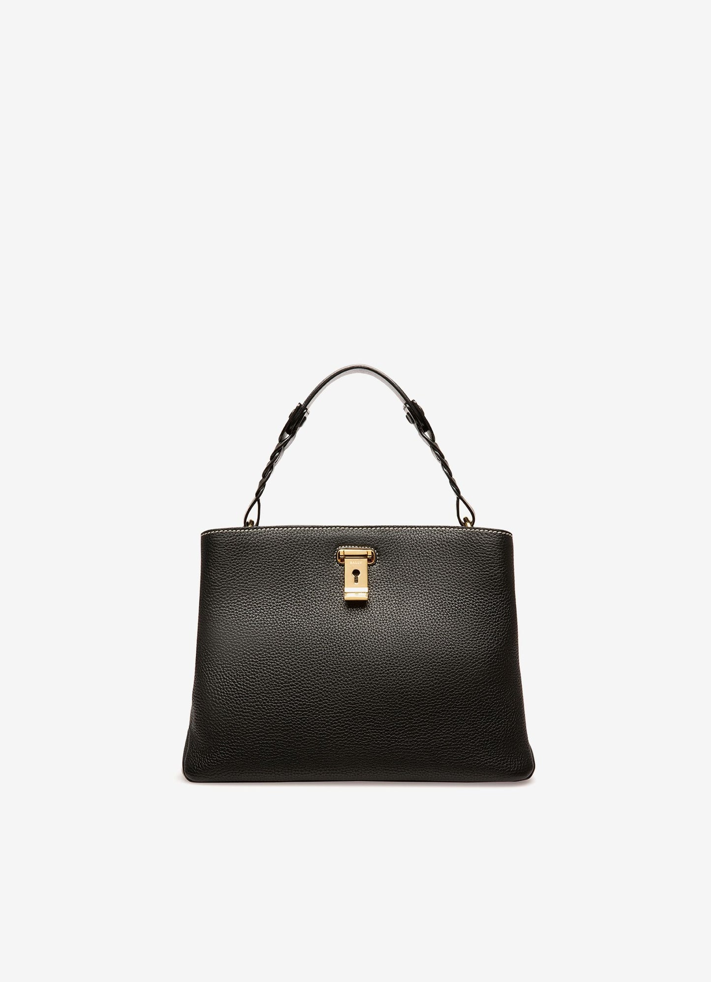 Lucyle Leather Shoulder Bag In Black