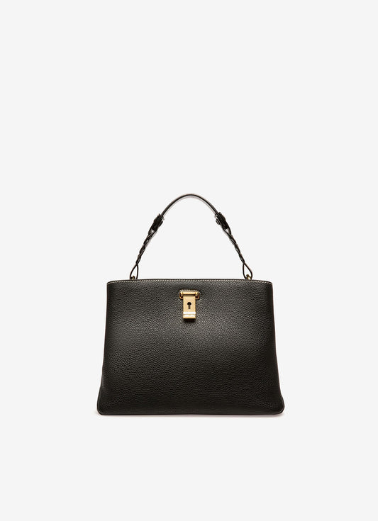 Lucyle Leather Shoulder Bag In Black