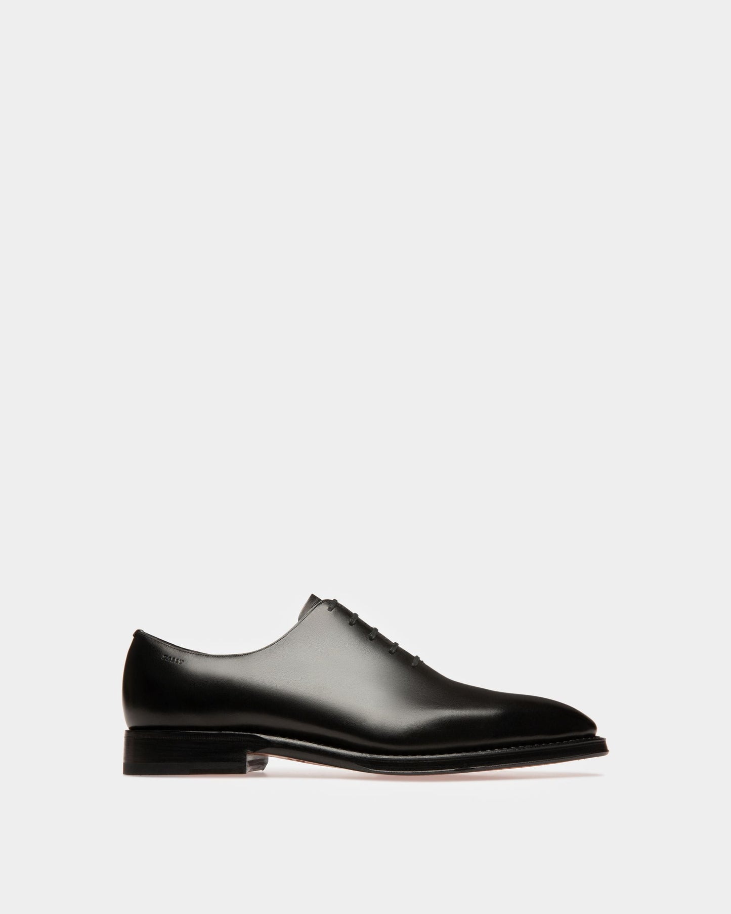 Scolder Men's Plain Calf Leather Oxford Shoe In Black