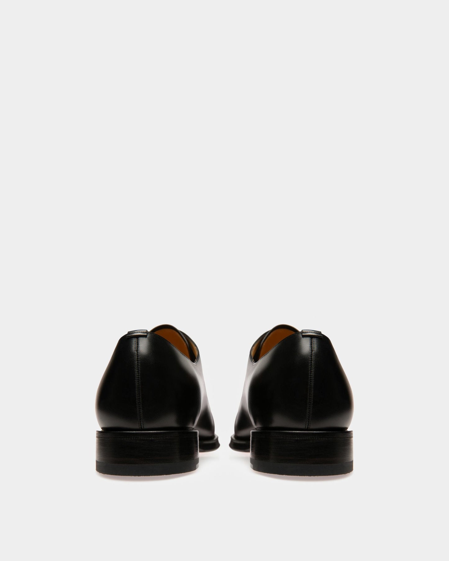 Scolder Men's Plain Calf Leather Oxford Shoe In Black