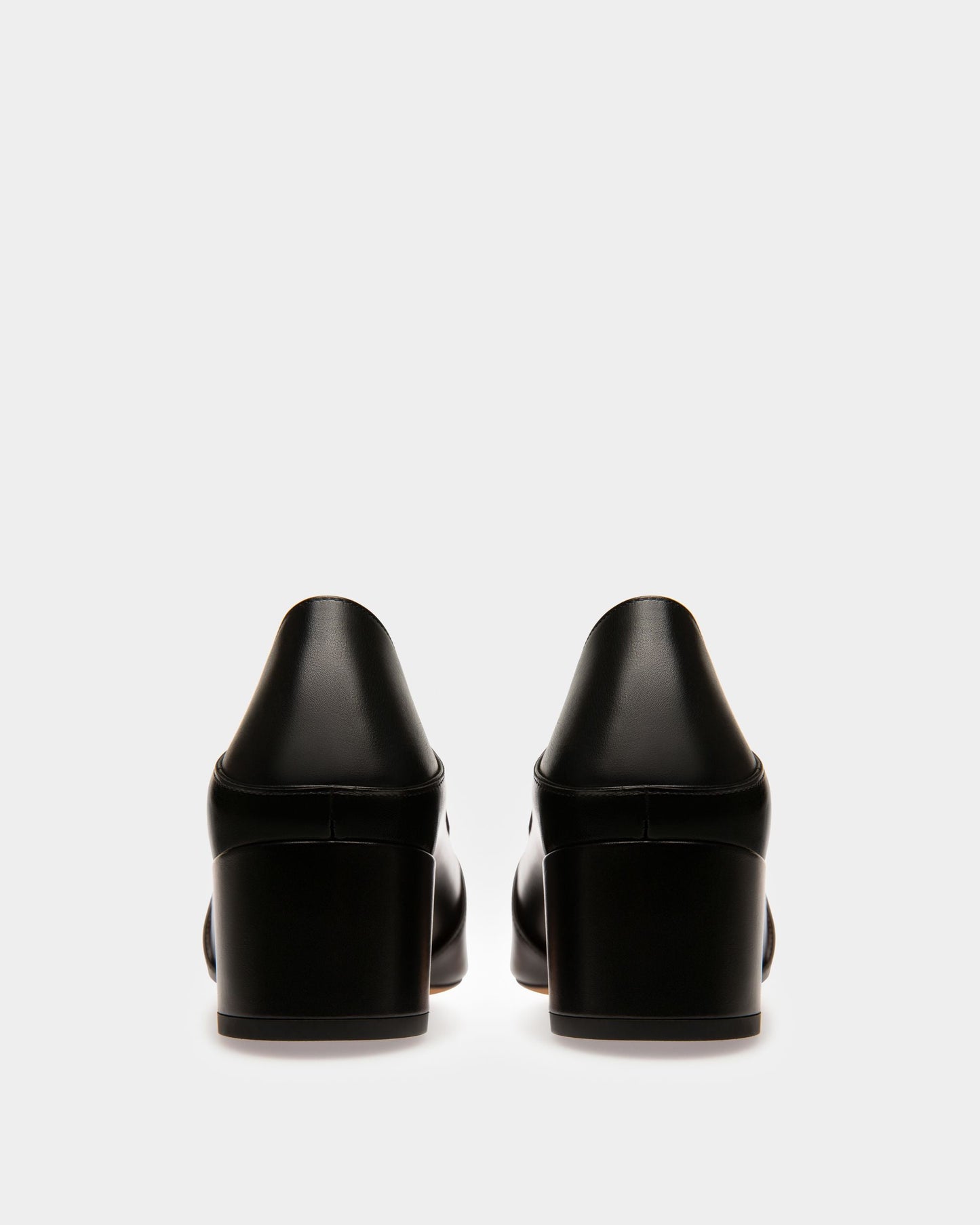 Janelle Women's Calf Leather Pump With 40Mm Heel In Black