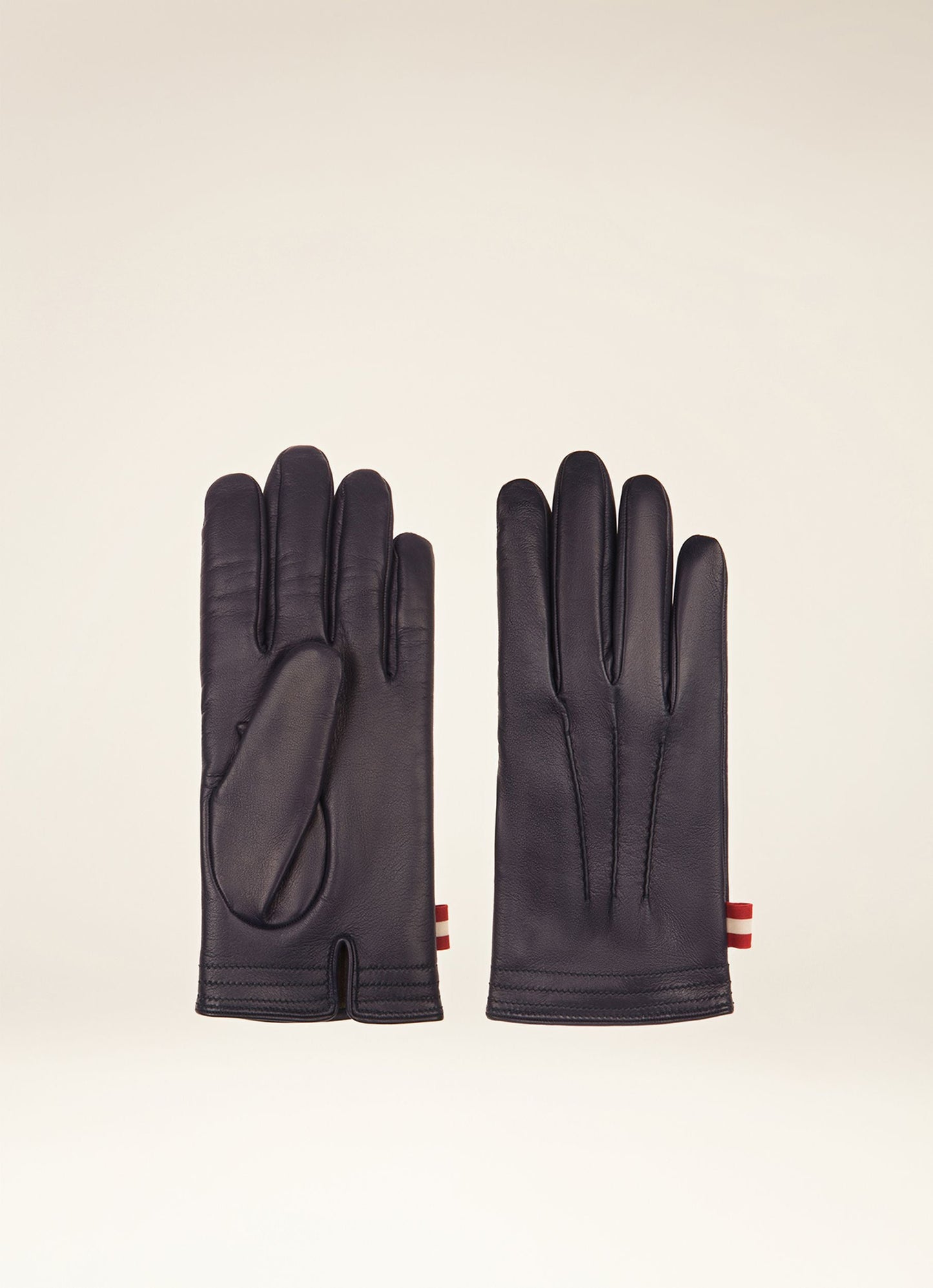 Gloves in Blue Nappa Leather