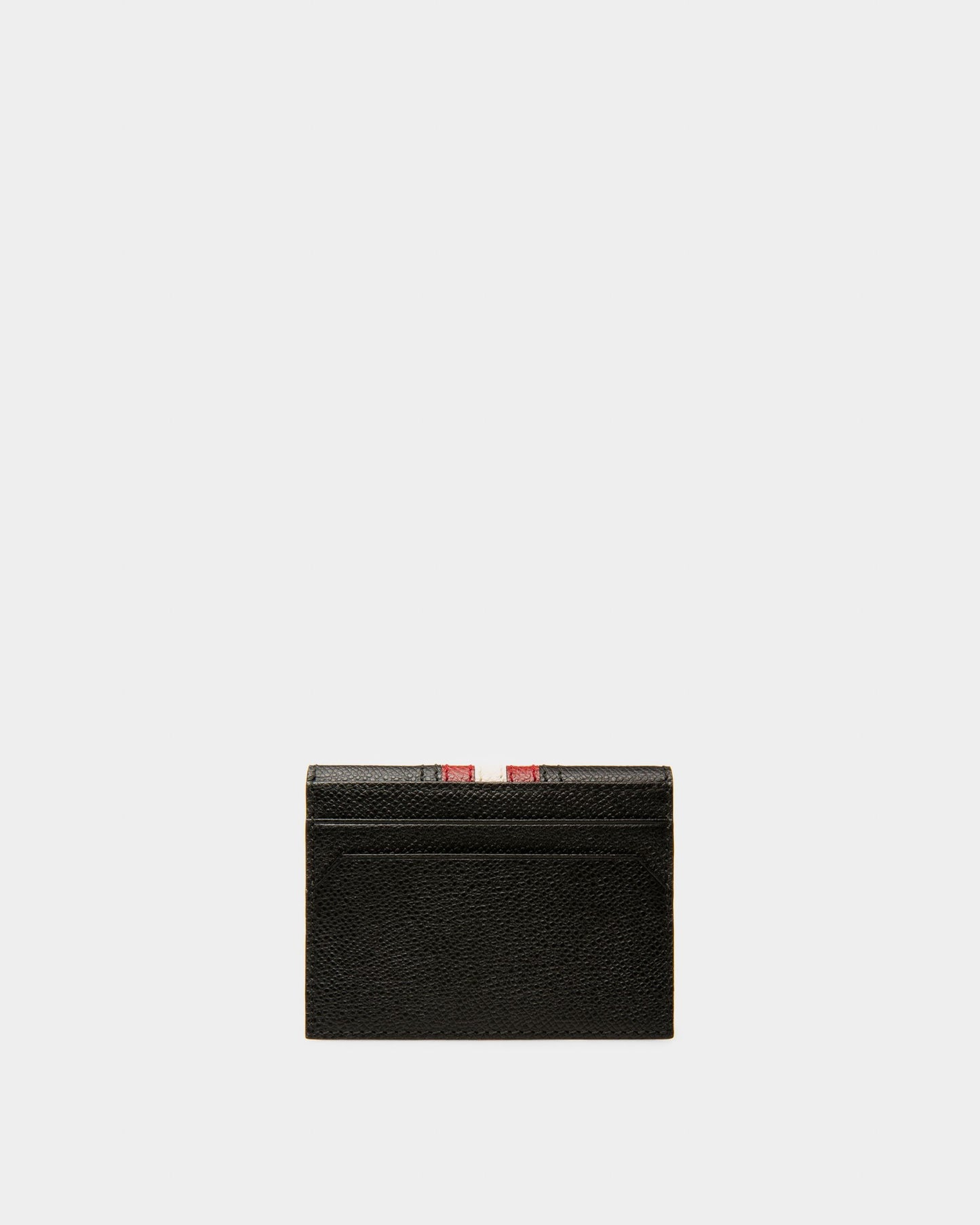 Talder | Men's Business Card Holder | Black Leather | Bally | Still Life Back