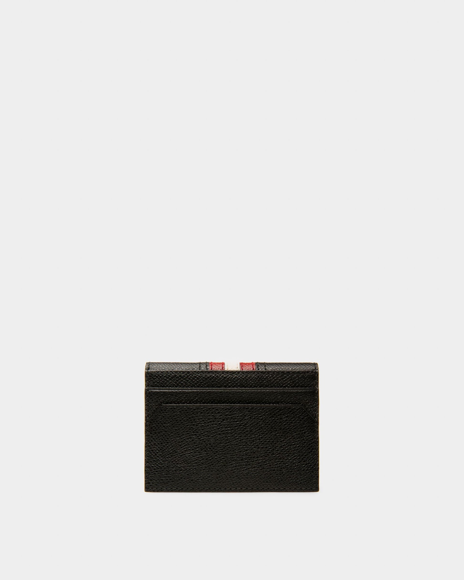 Talder | Men's Business Card Holder | Black Leather | Bally | Still Life Back