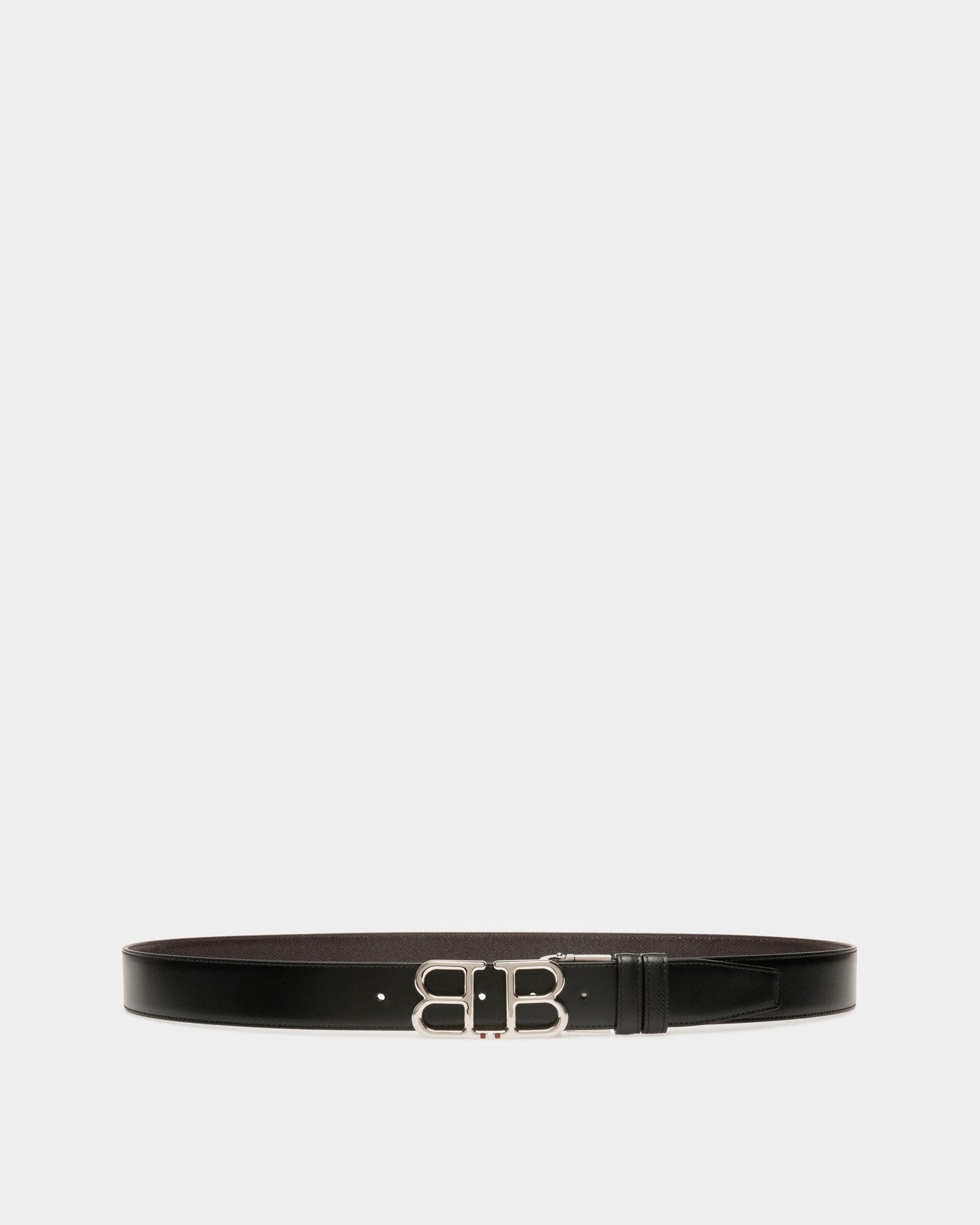 Britt Leather 35mm Belt In Black