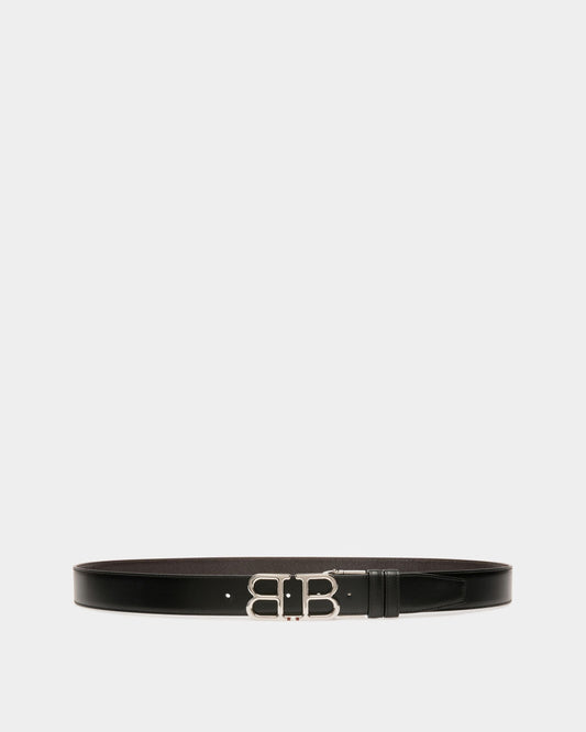 Britt Leather 35mm Belt In Black