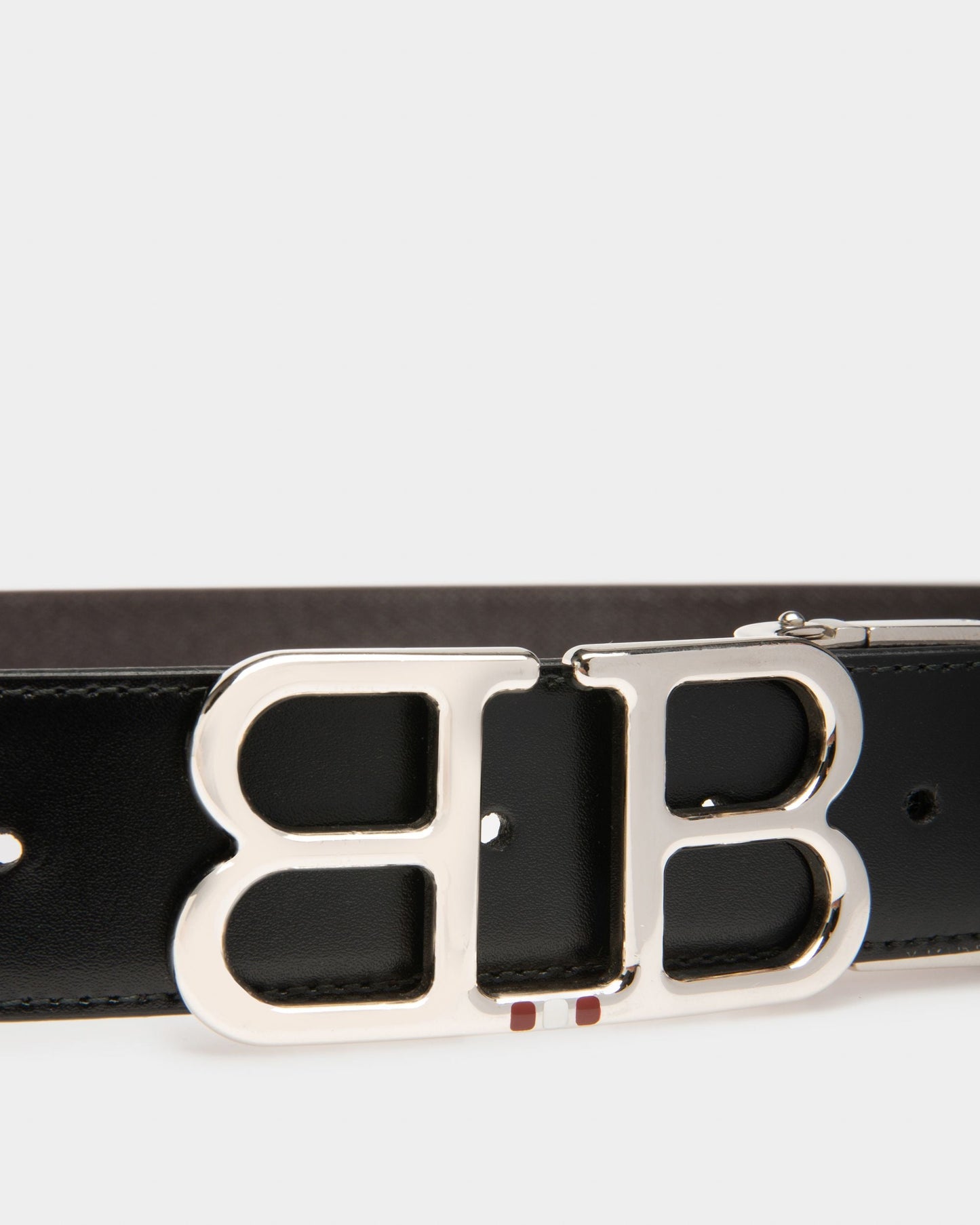 Britt Leather 35mm Belt In Black