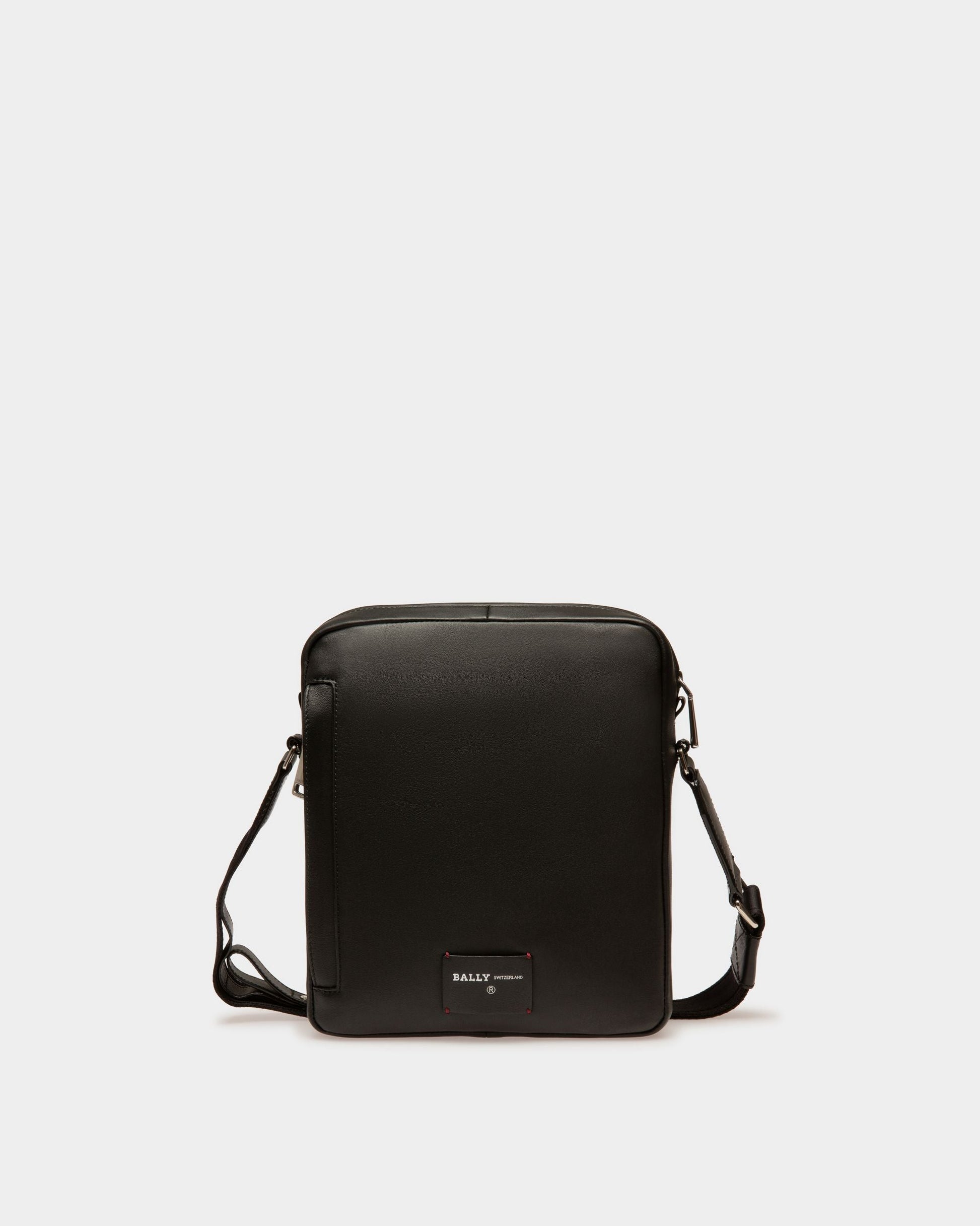Holm | Men's Crossbody Bag | Black Leather | Bally | Still Life Back