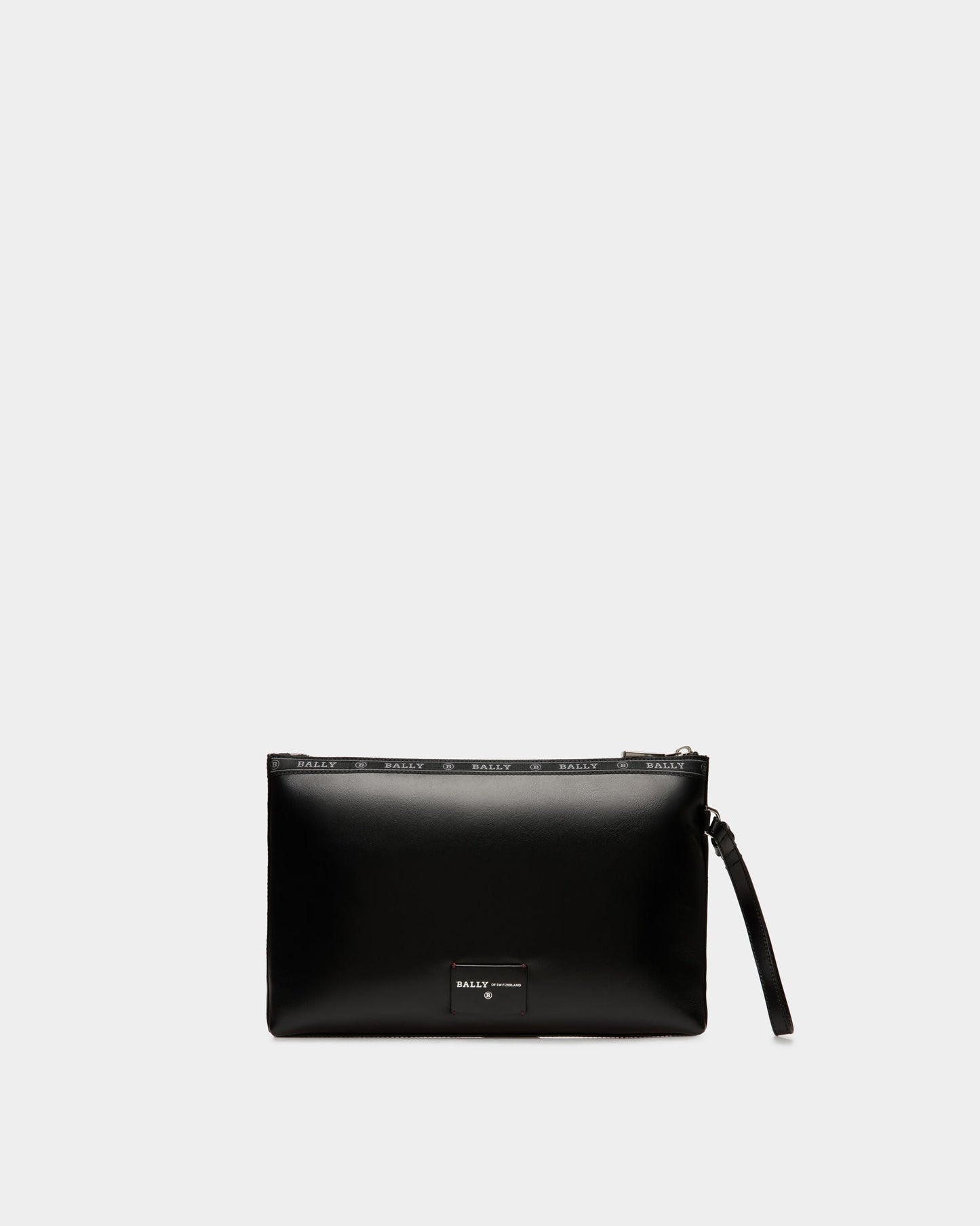 Hartland | Men's Clutch Bag | Black Leather | Bally | Still Life Back