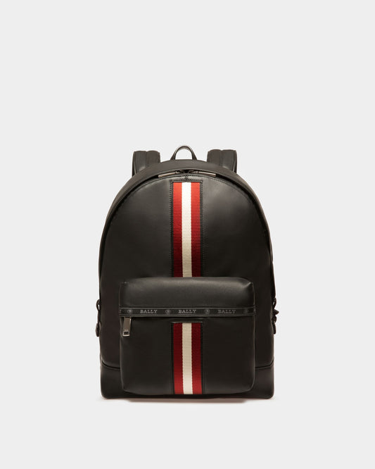 Harper Leather Backpack In Black