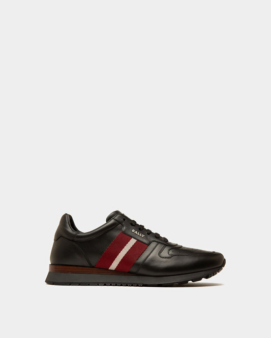 Astel Leather Sneakers In Black