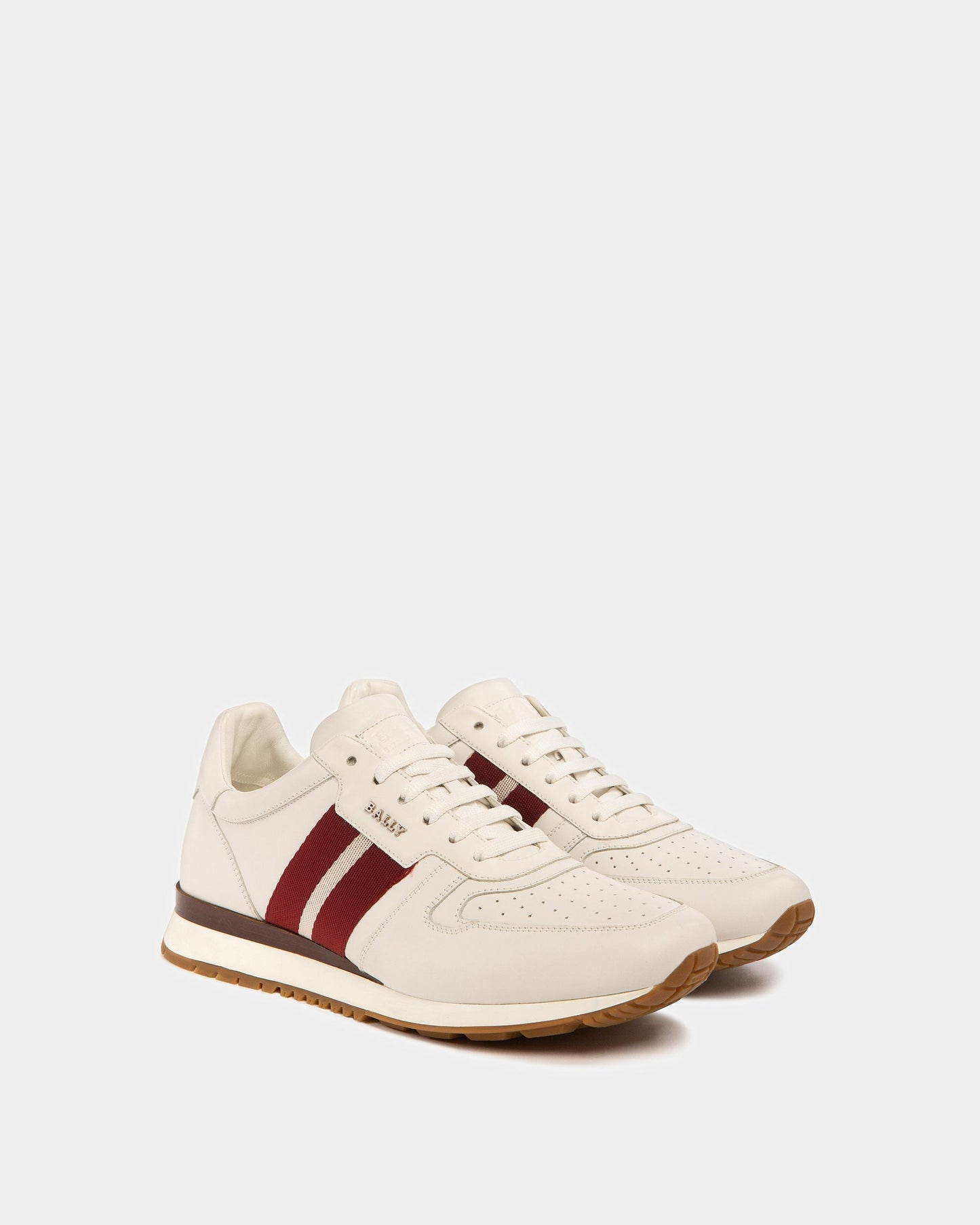 Astel Leather Sneakers In White