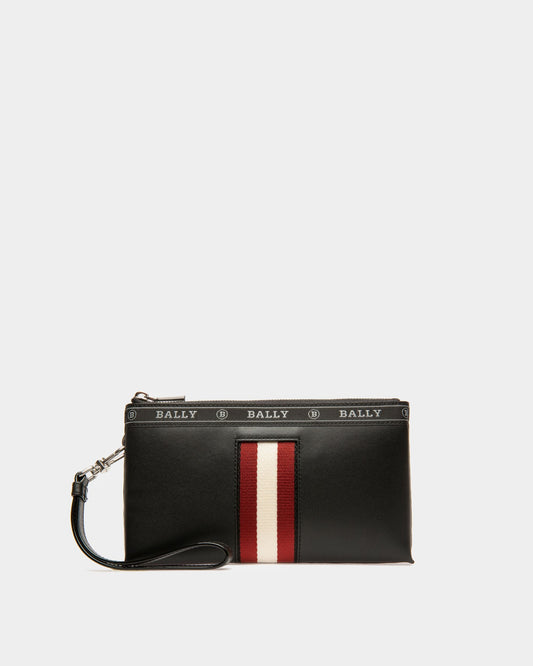 Beryer Leather Phone Wallet In Black