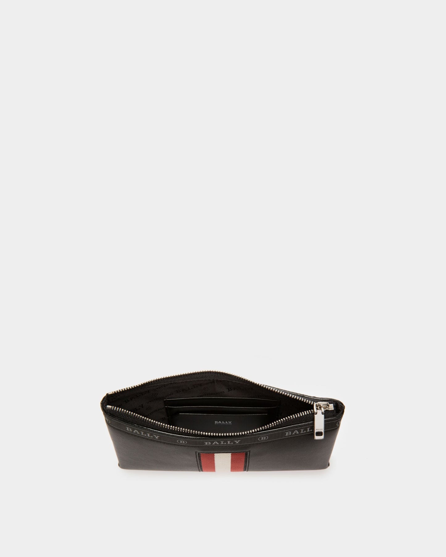 Beryer Leather Phone Wallet In Black