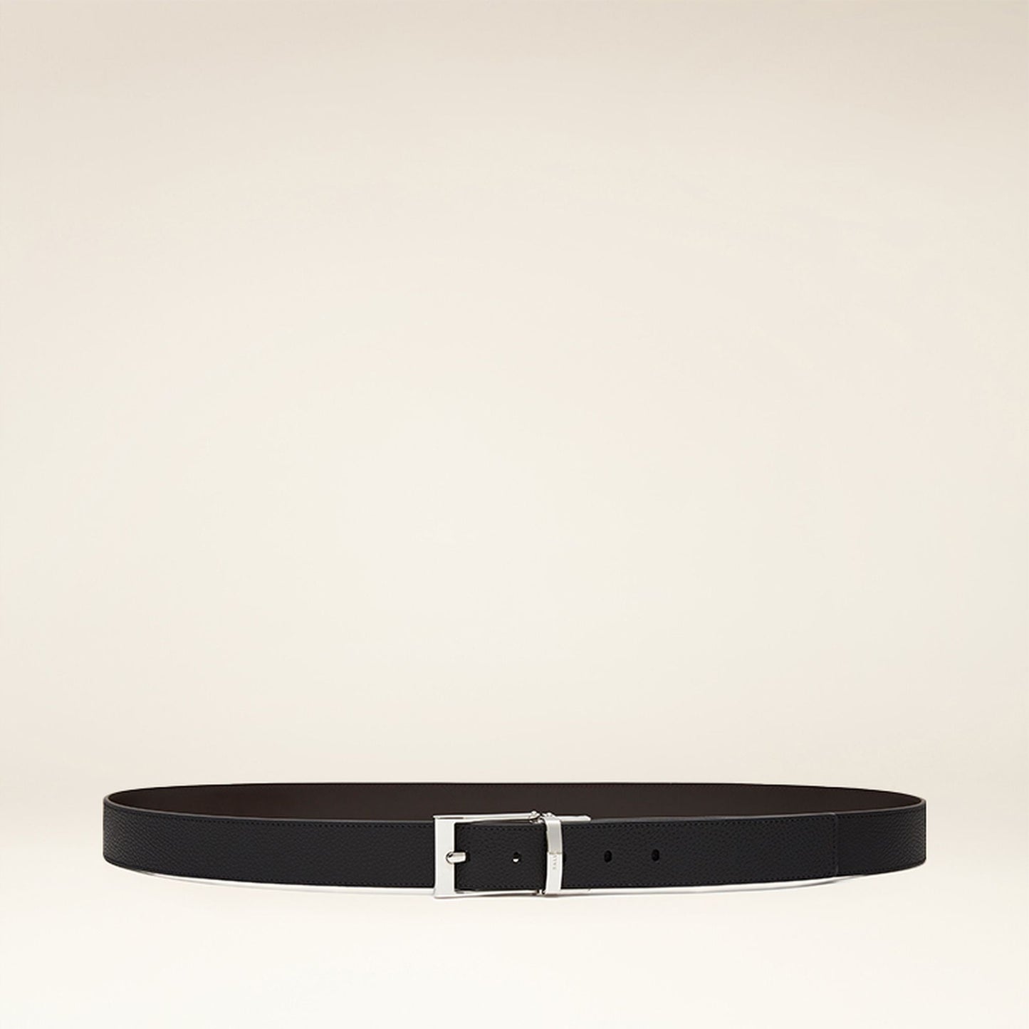 Men's Black Leather Belt