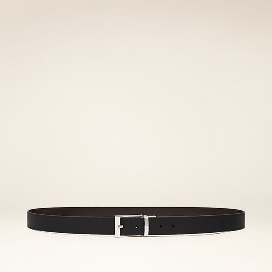 Men's Black Leather Belt