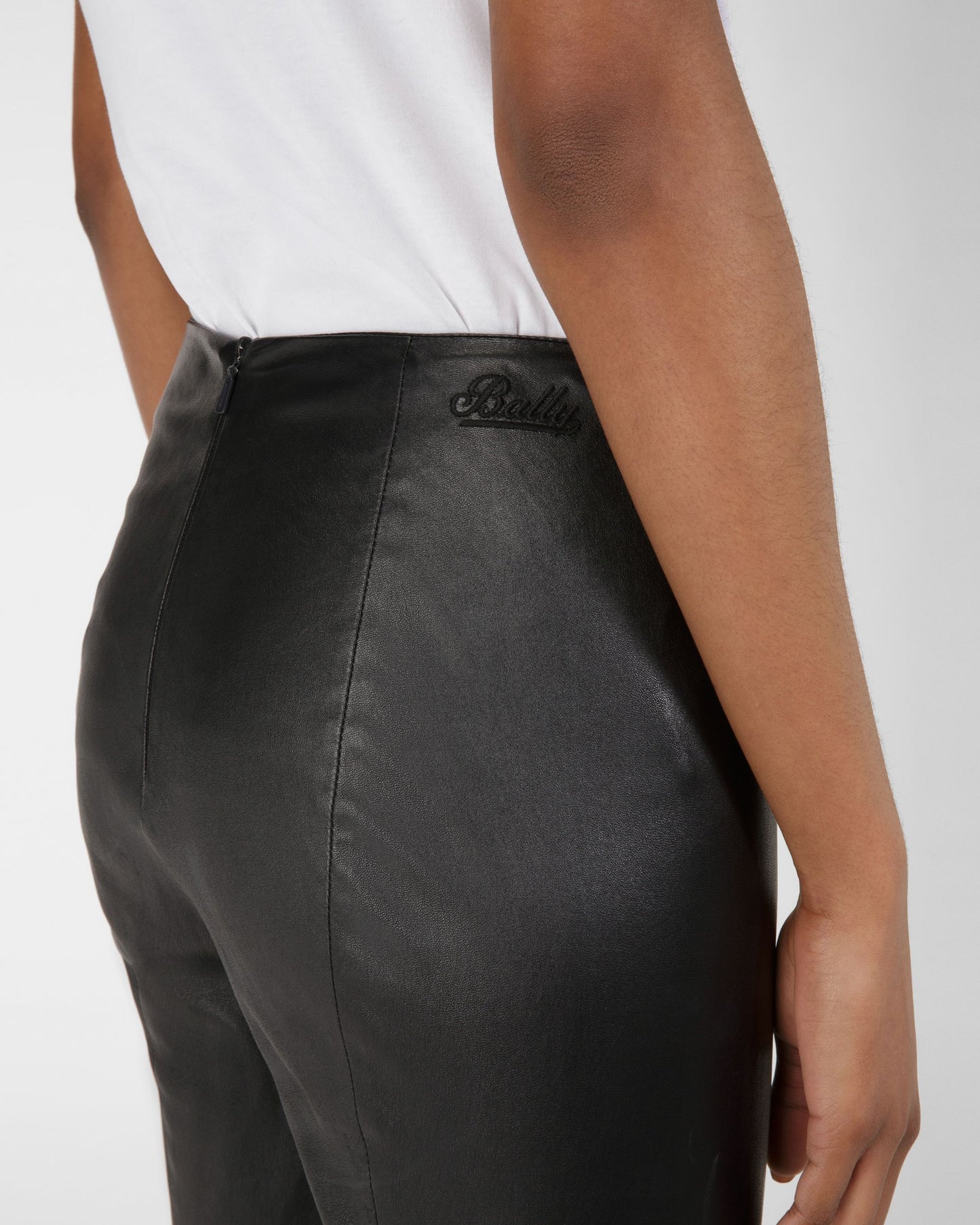 Nappa Leather Leggings In Black