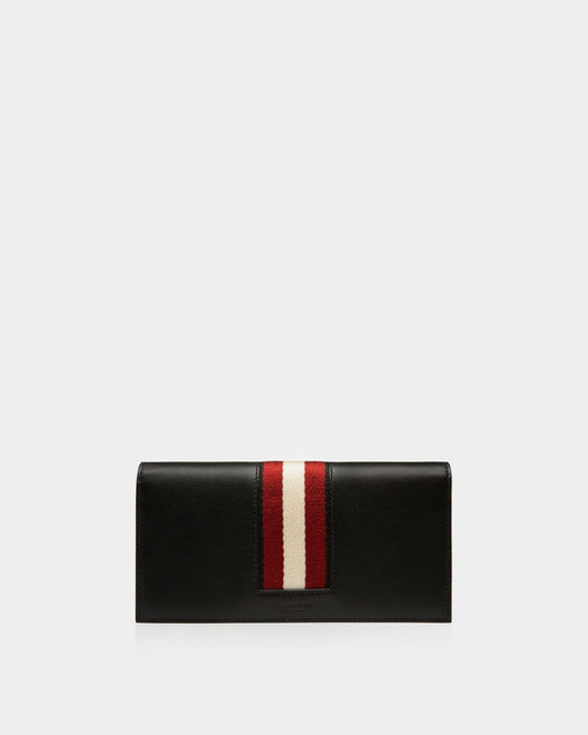 Baliro Leather Continental Wallet In Black