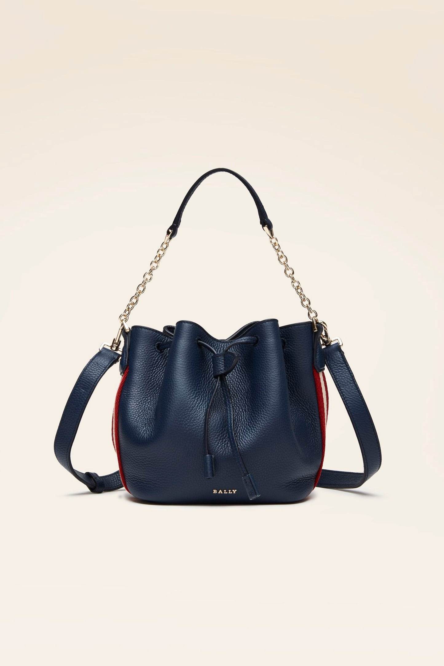 Women's Blue Bucket Bag