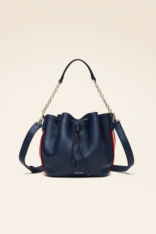 Women's Blue Bucket Bag