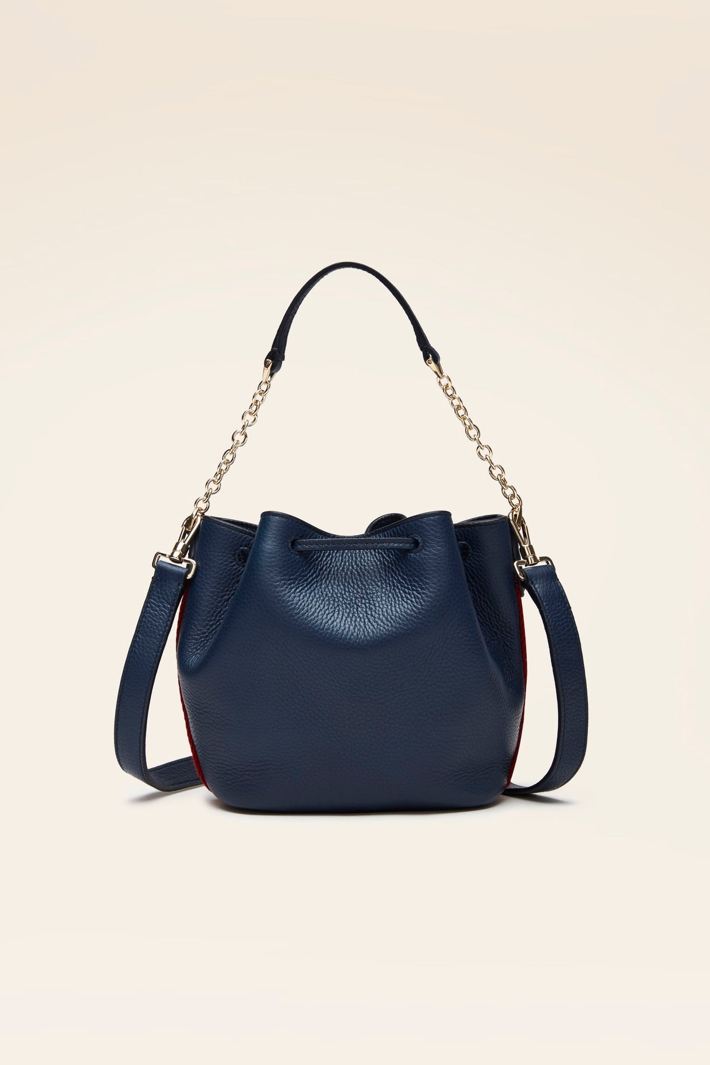 Women's Blue Bucket Bag