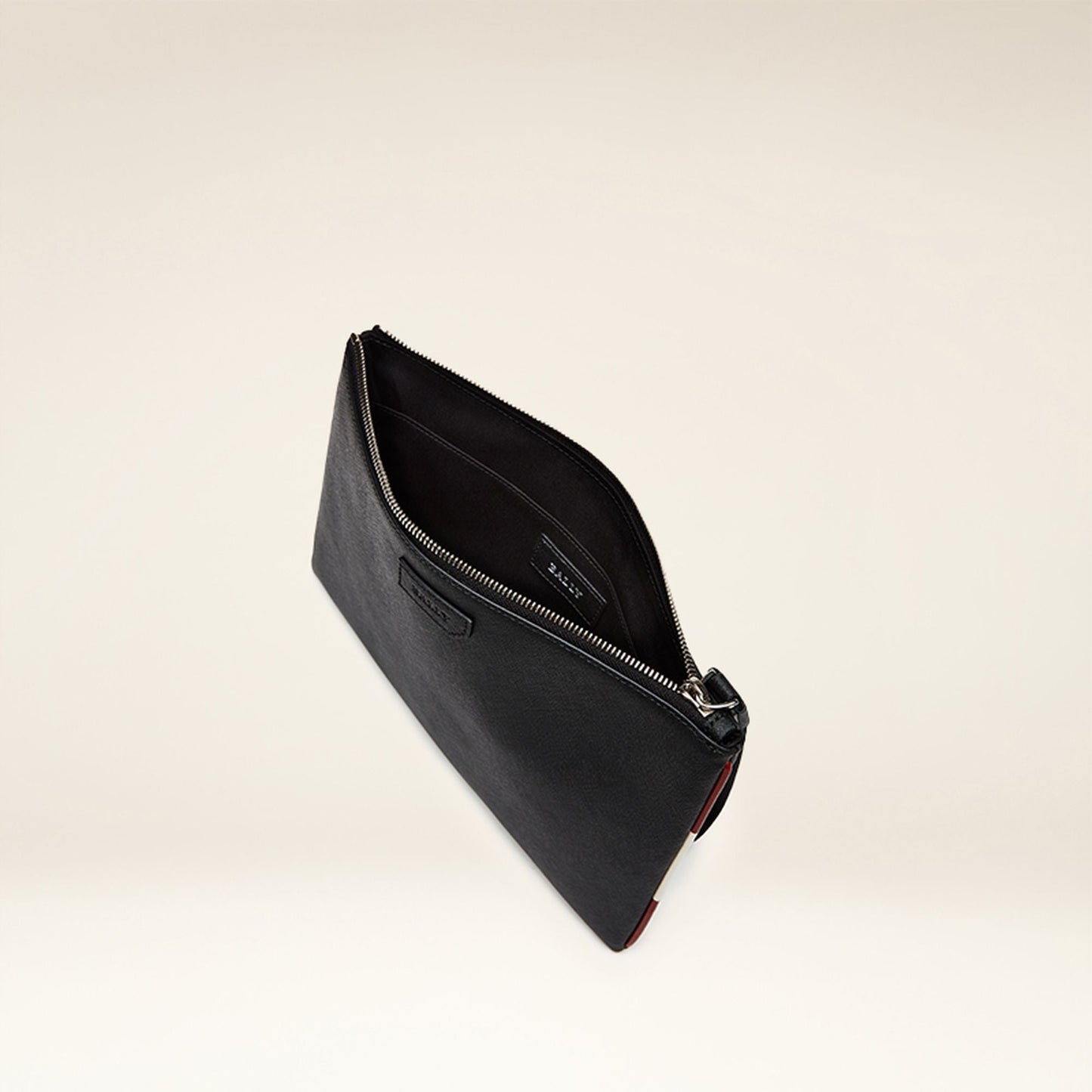 Men's Black Leather Casual Clutch