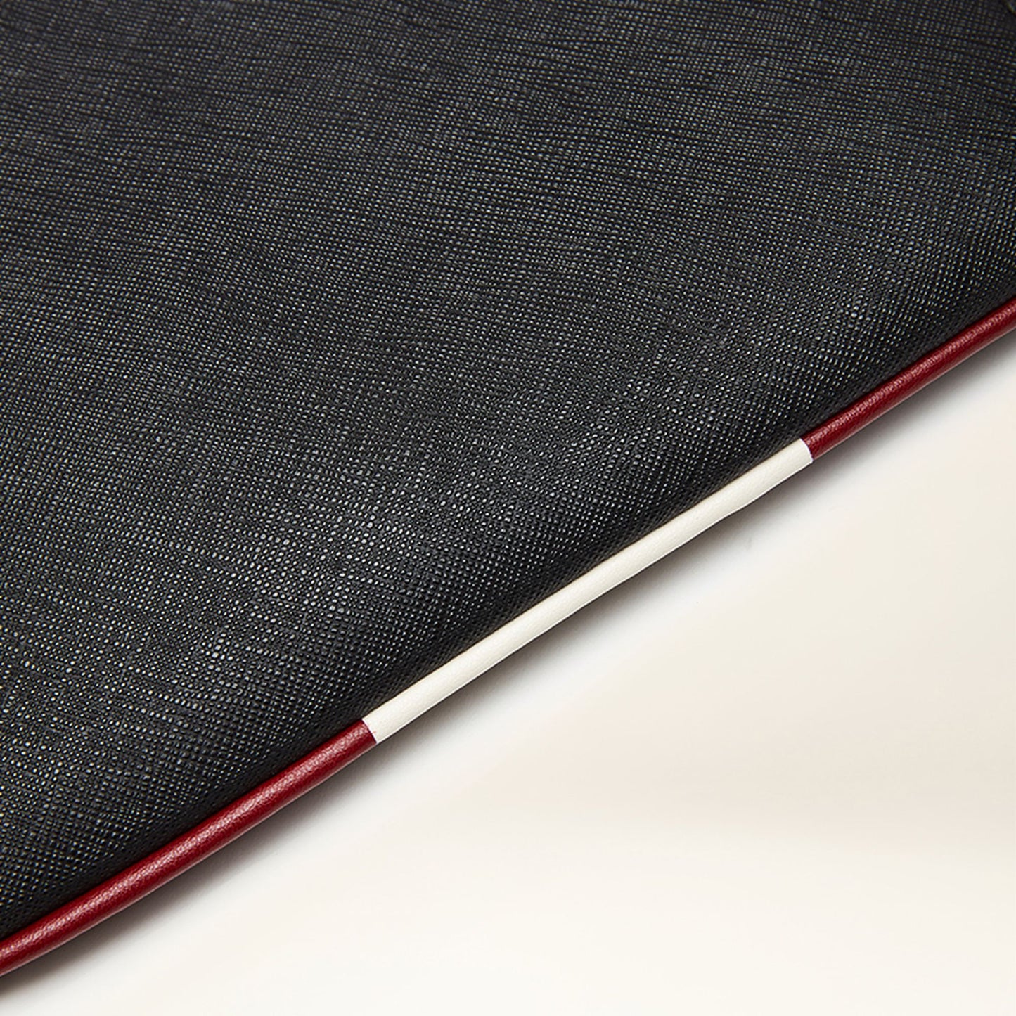 Men's Black Leather Casual Clutch