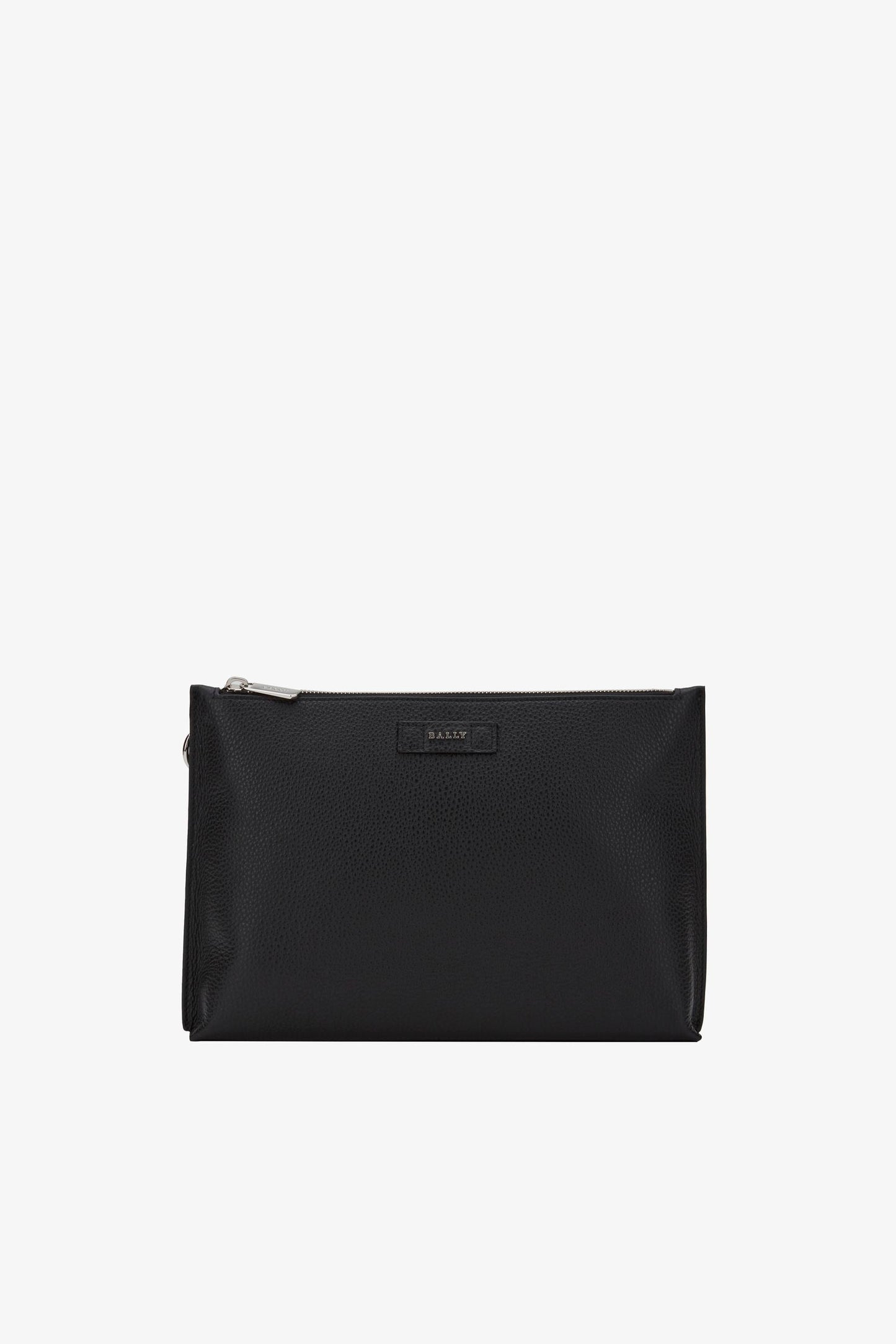 Men's Black Leather Clutch