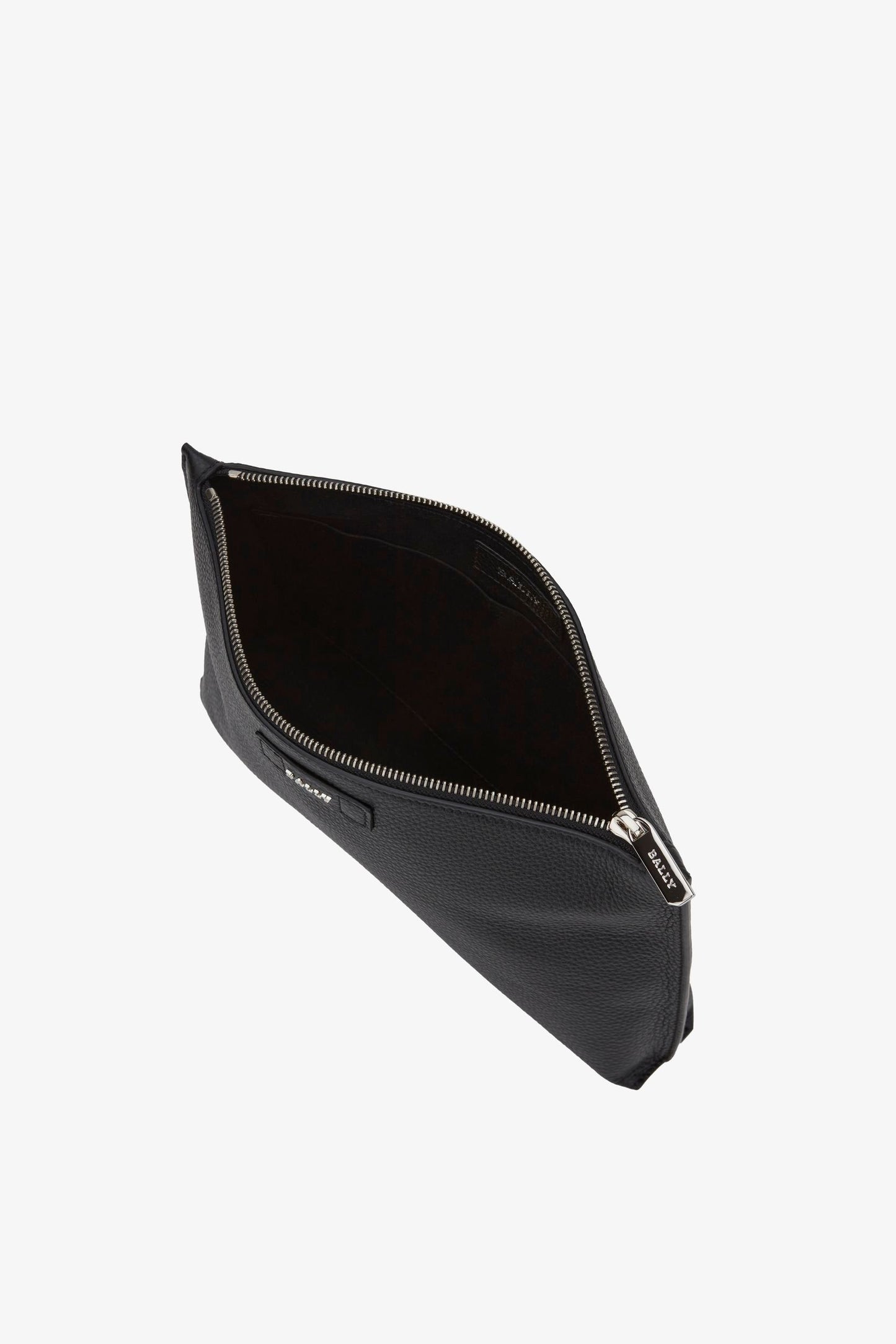 Men's Black Leather Clutch