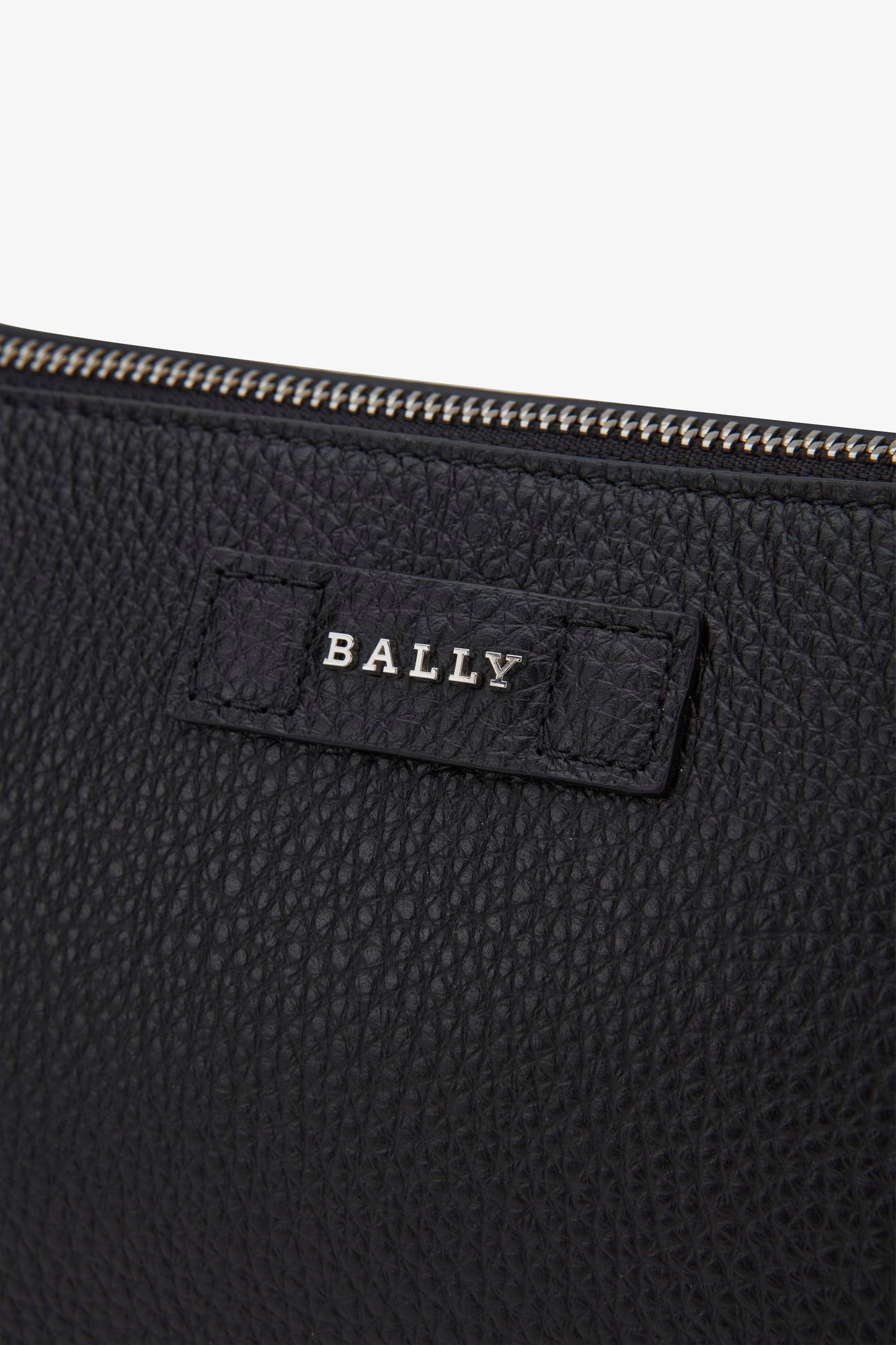 Men's Black Leather Clutch