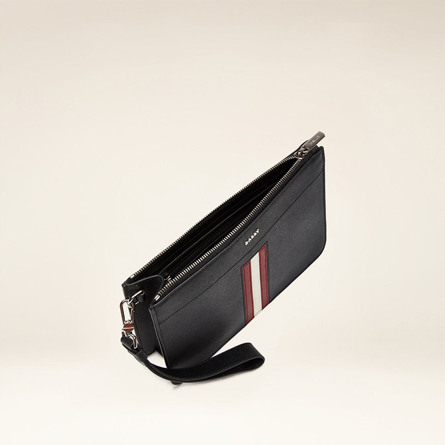Men's Black Leather Casual Clutch