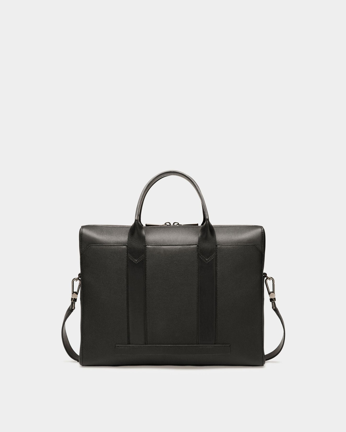 Elter Leather Business Bag In Black