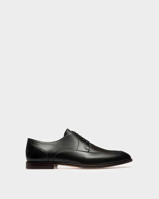 Wedmer Leather Lace-Ups In Black