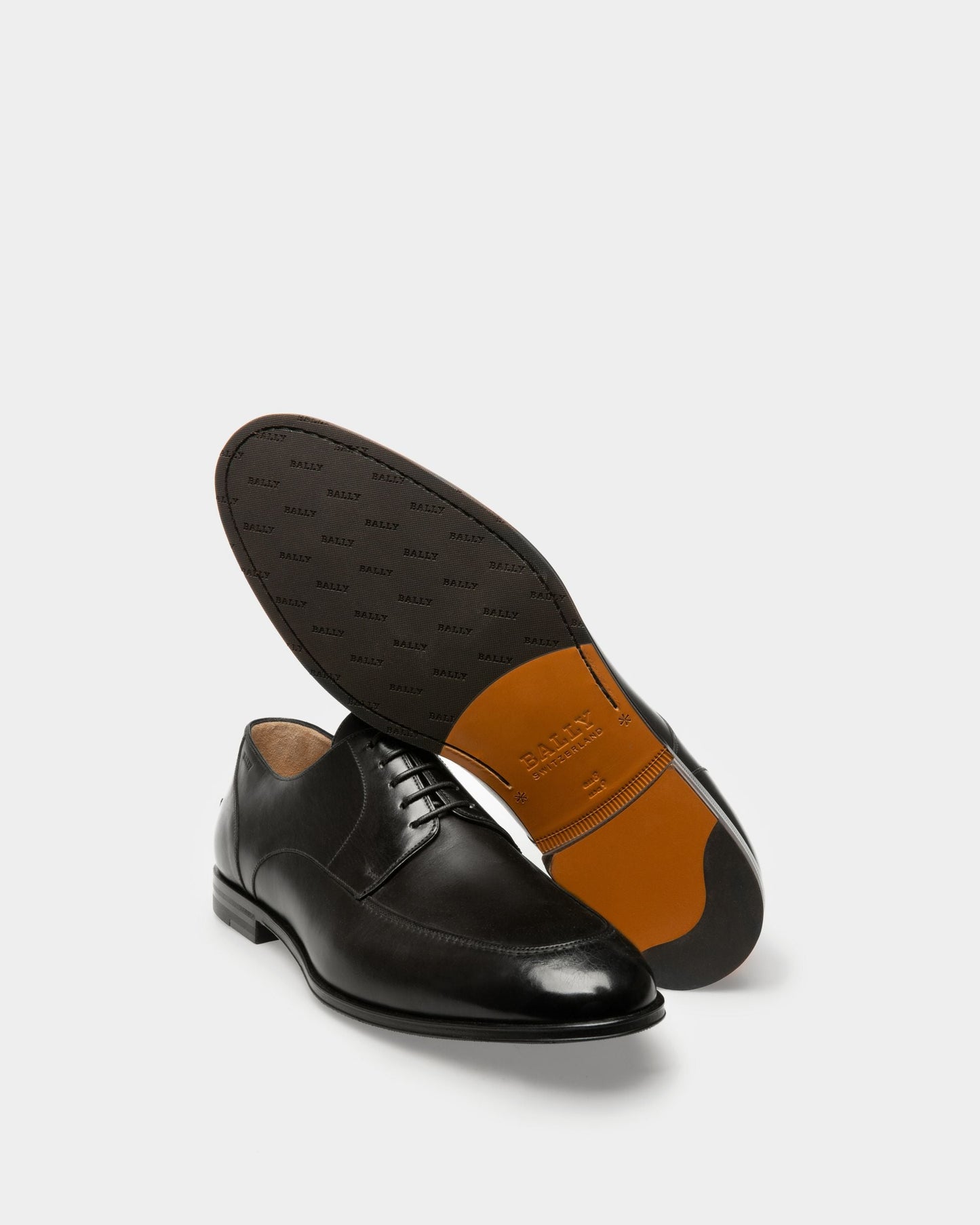 Wedmer Leather Lace-Ups In Black